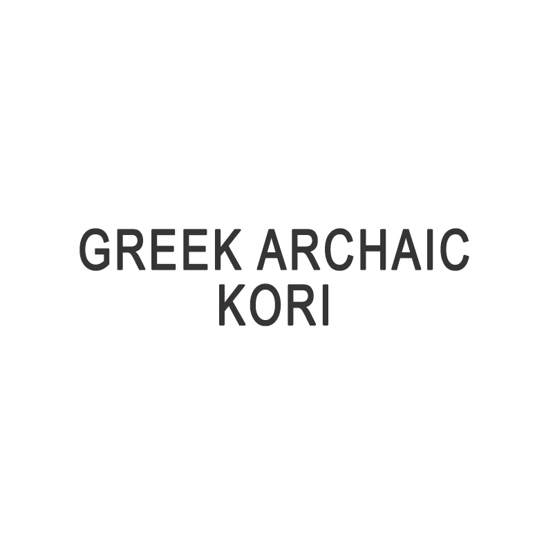 Greek Archaic Kori logo
