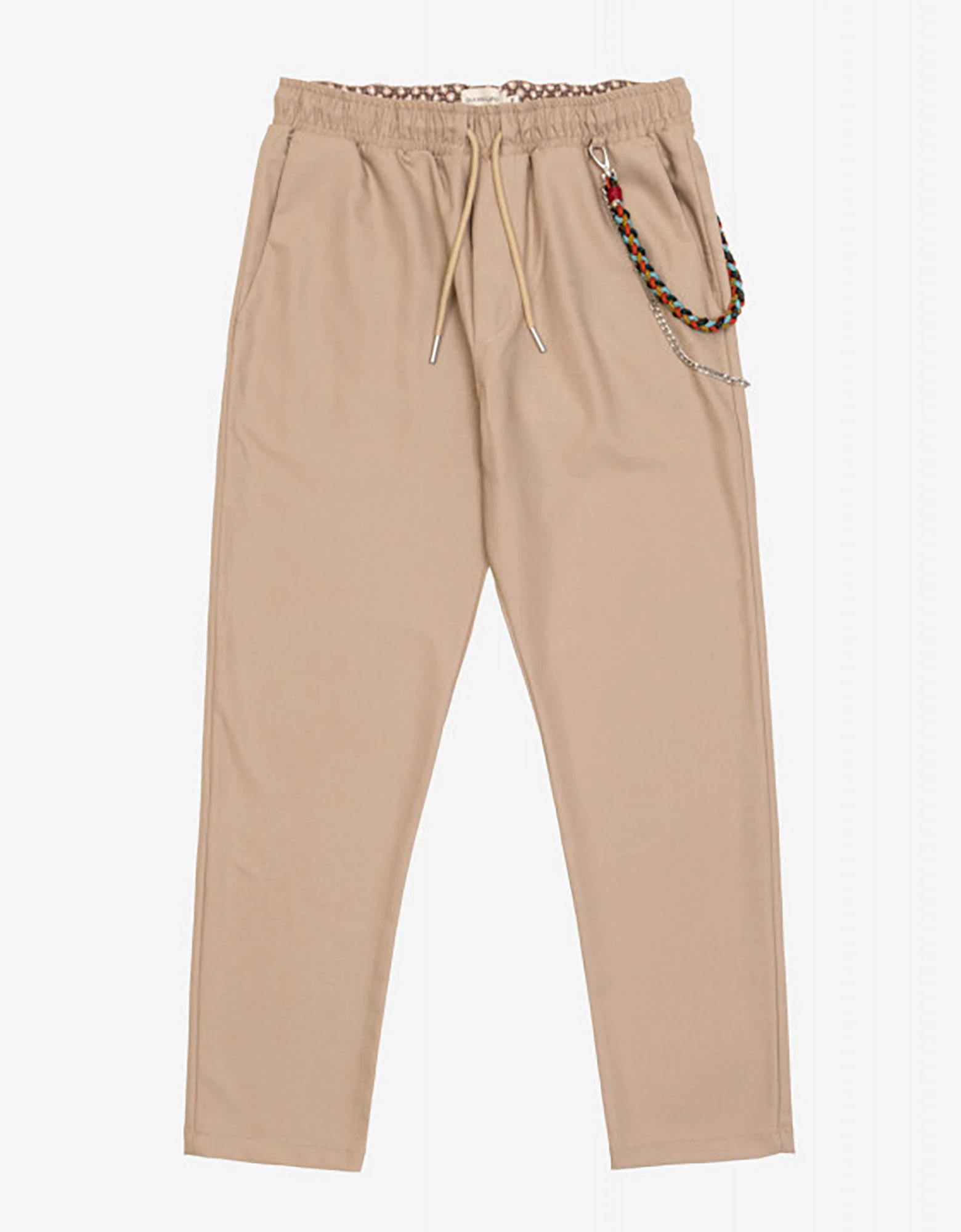 Comfortfit drawstring trouser beige — Gianni Lupo