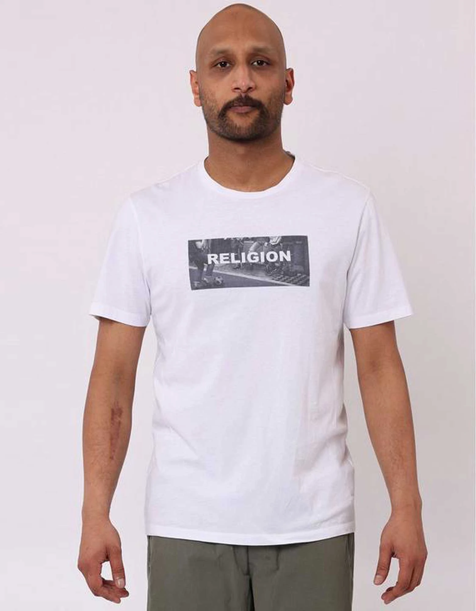 Street ball tee white — Religion