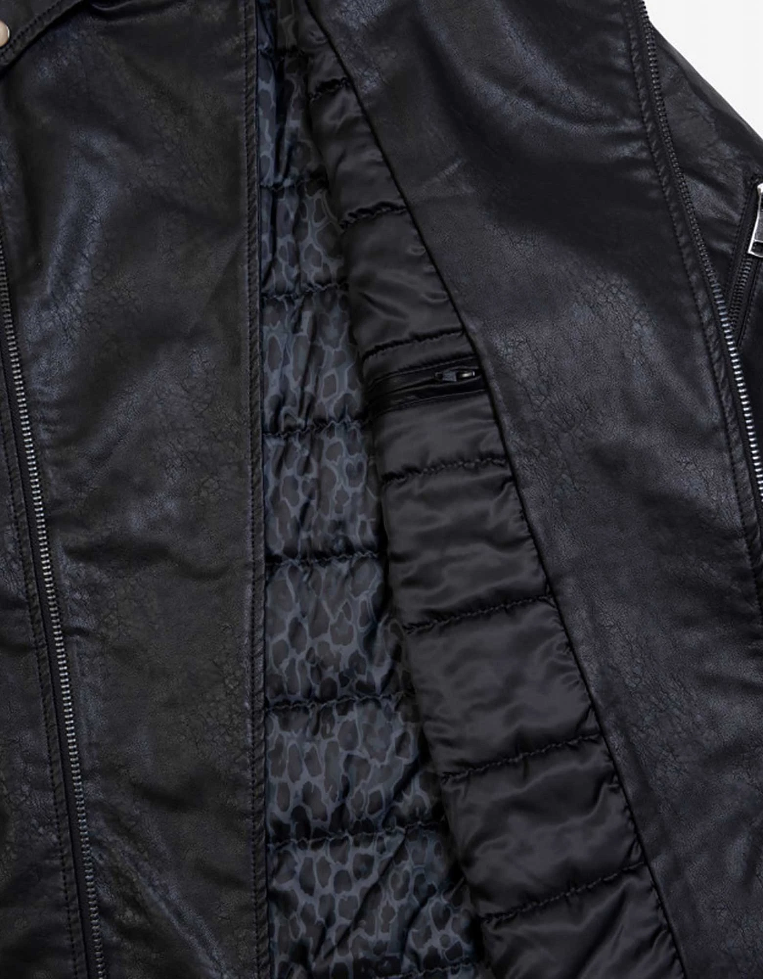 Gianni Lupo Faux leather jacket black — photo 4 of 4