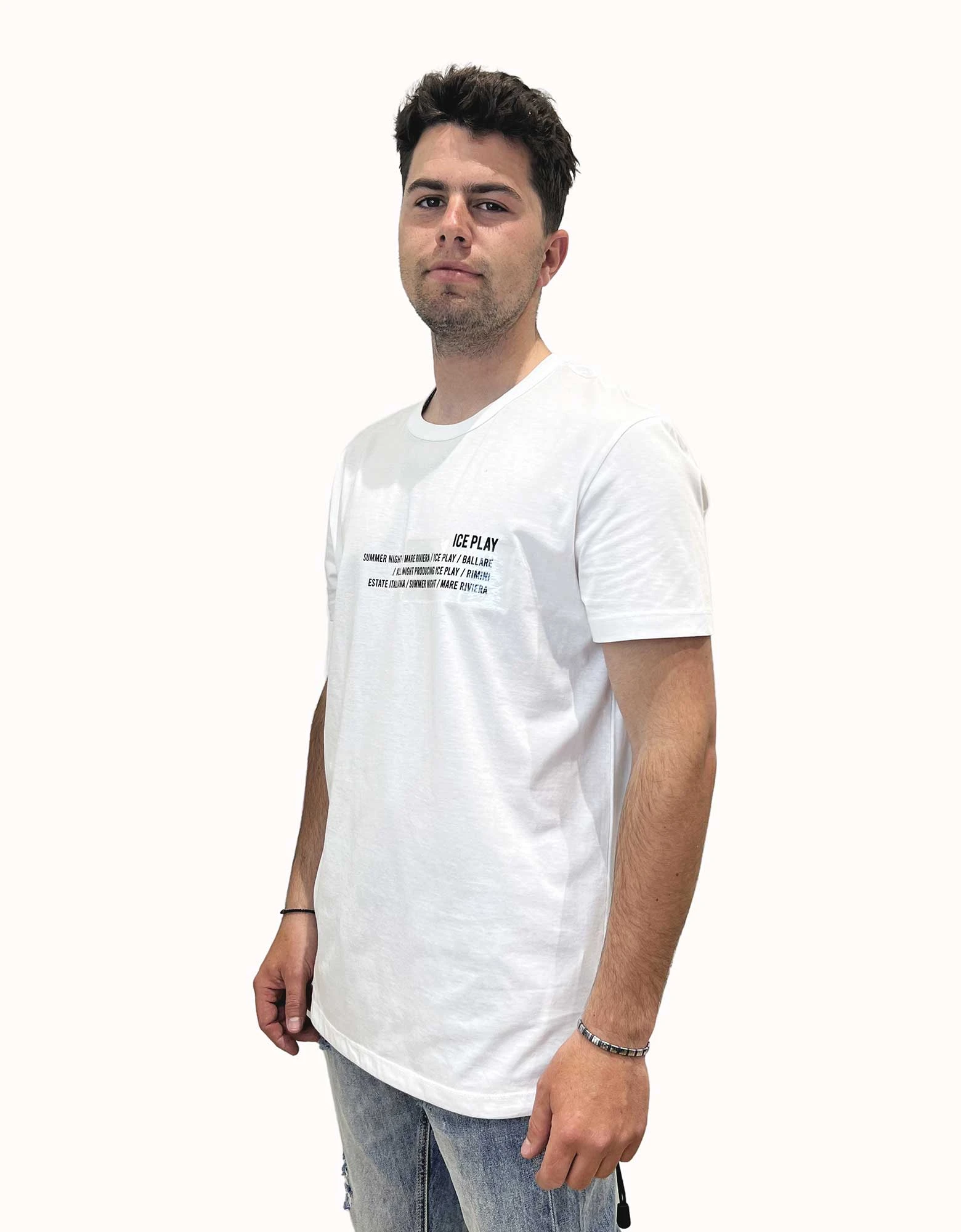 Ice Play Summer night jersey t-shirt white — photo 4 of 5
