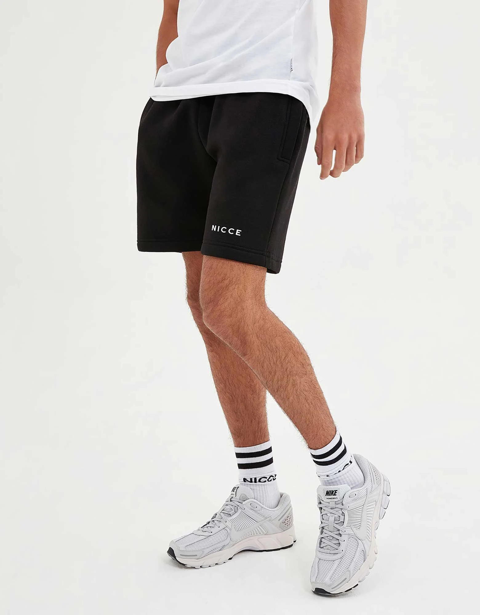 Original logo jog shorts black — Nicce
