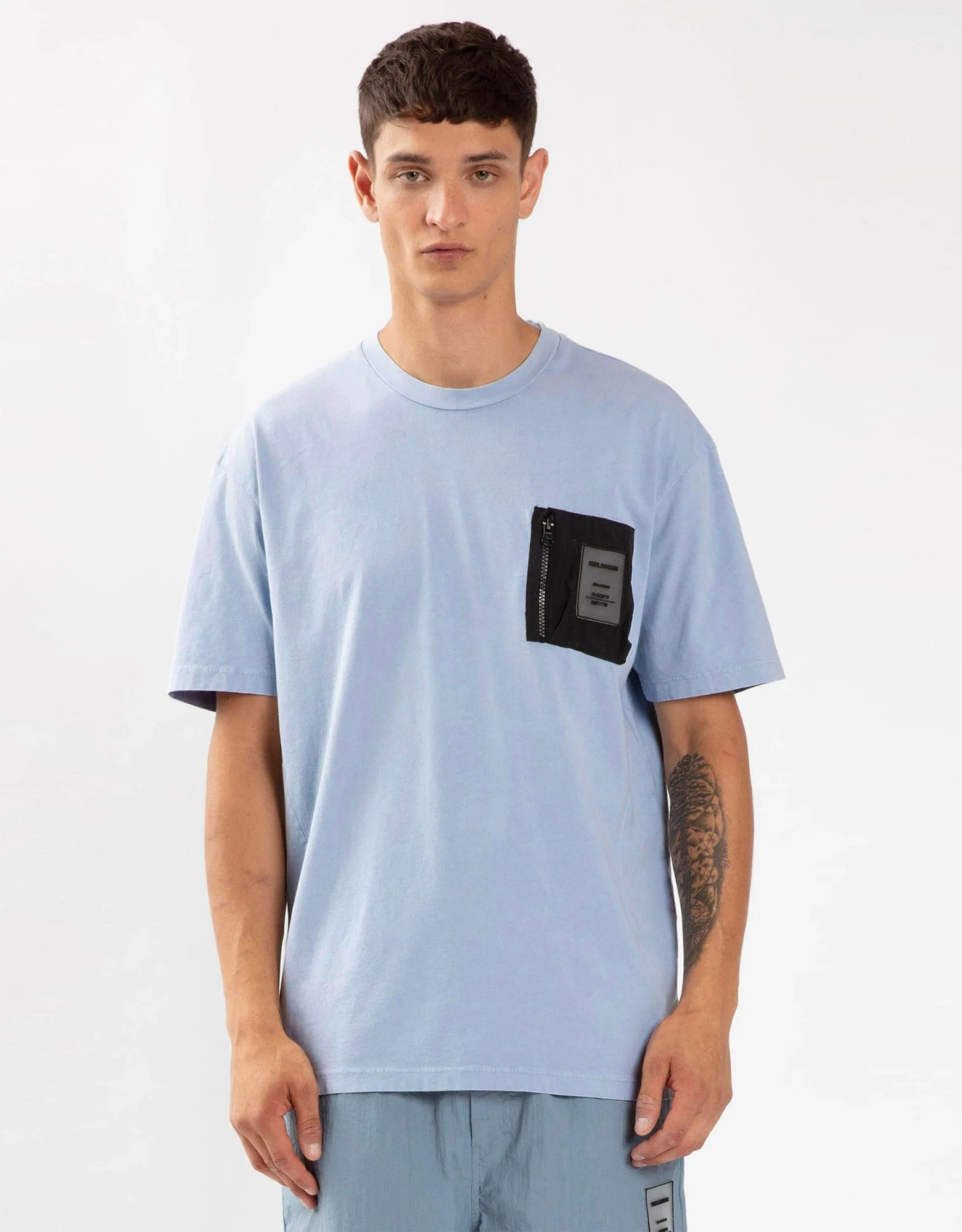Recruit tee washed blue — Religion