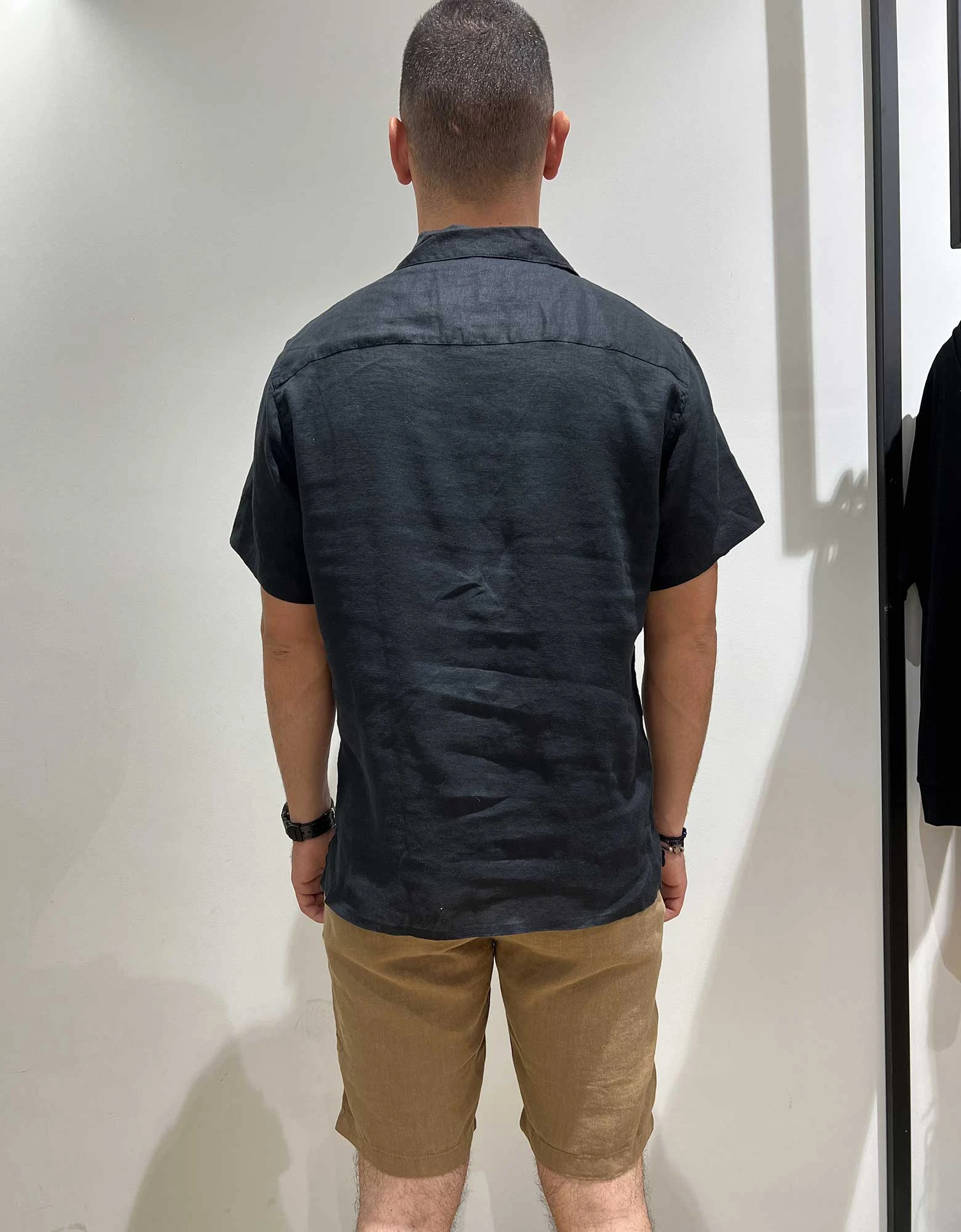 Gianni Lupo Morris Linen bermuda camel — photo 3 of 3