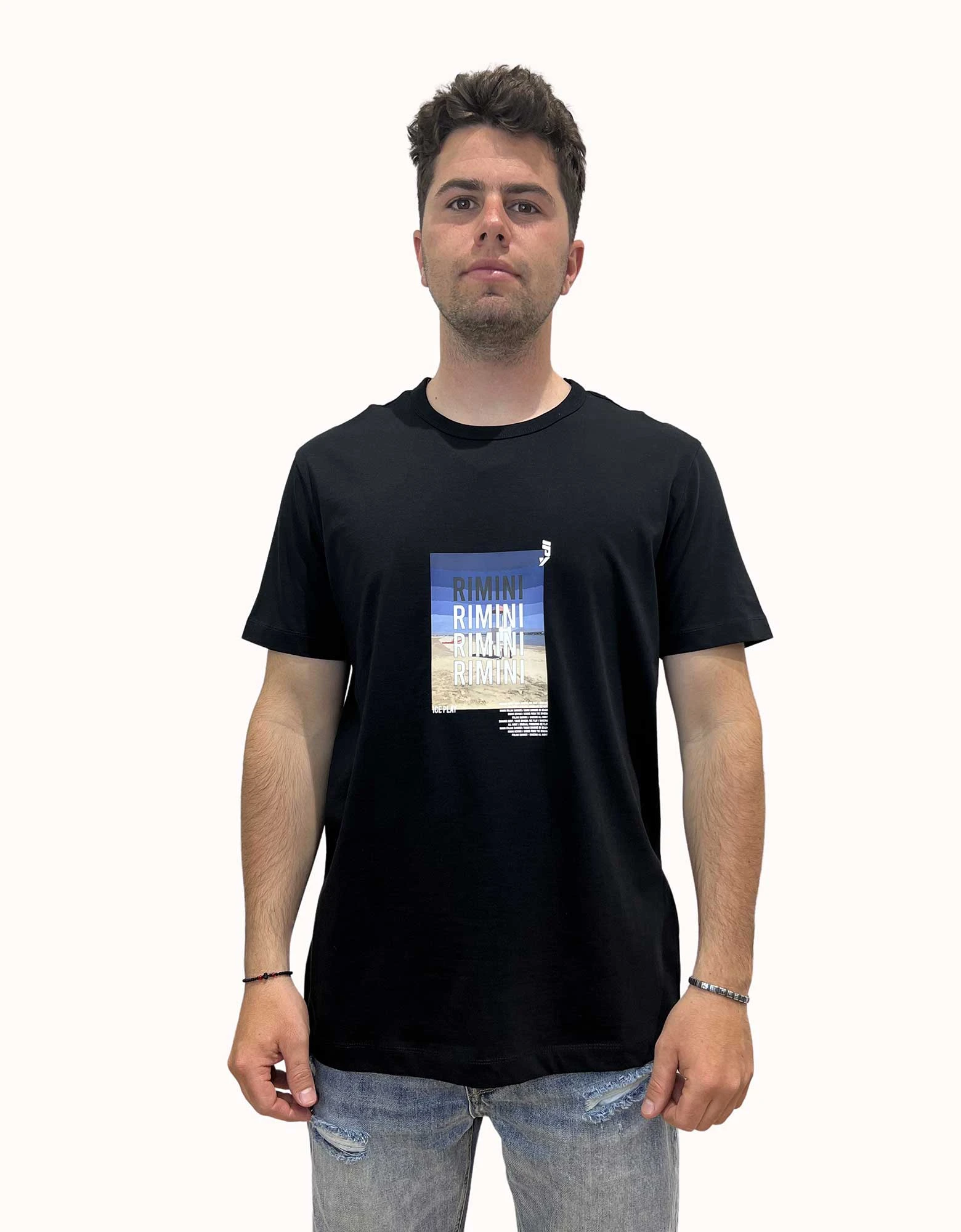 Rimini jersey t-shirt black — Ice Play