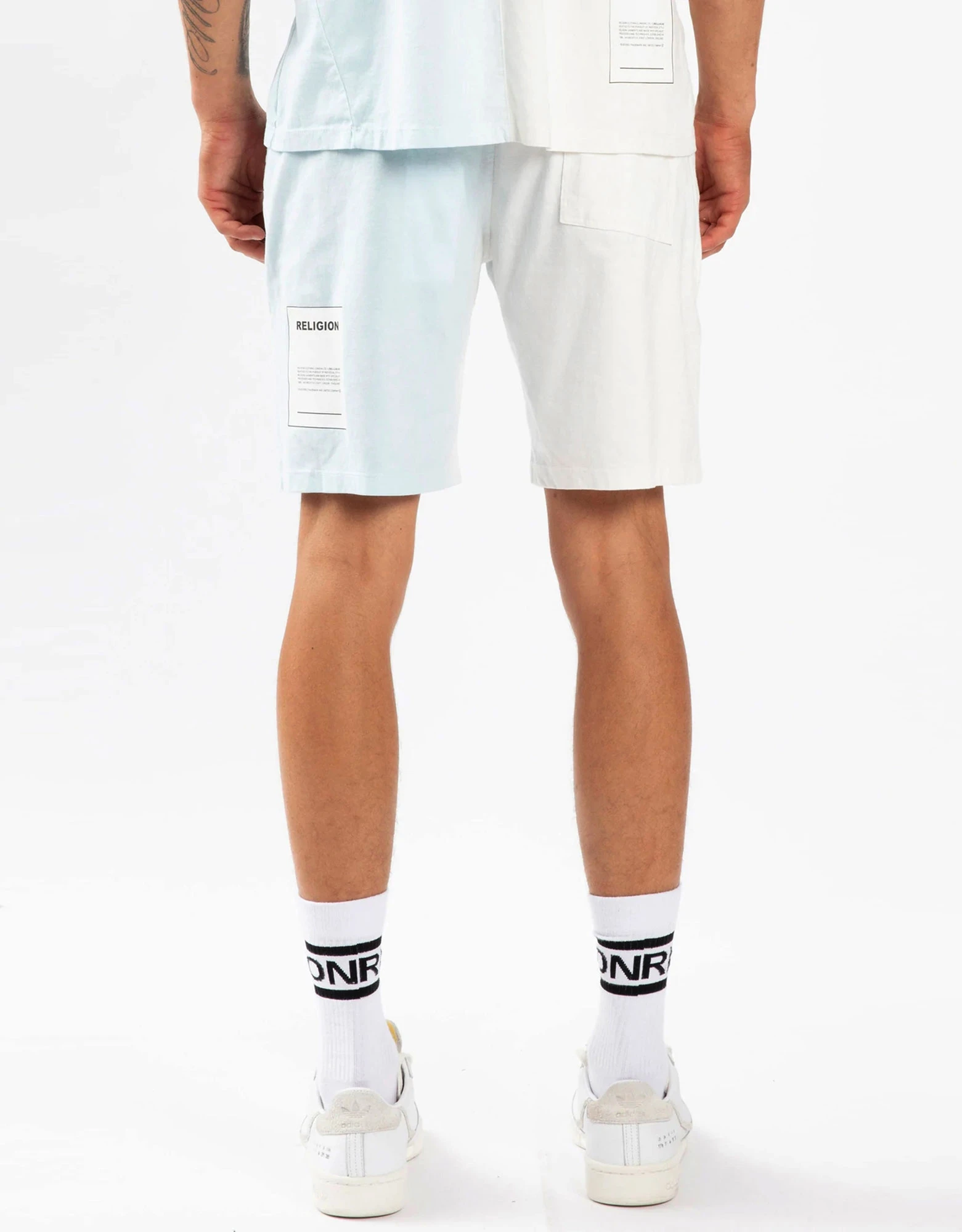 Religion Fade shorts off white / illusion — photo 3 of 4