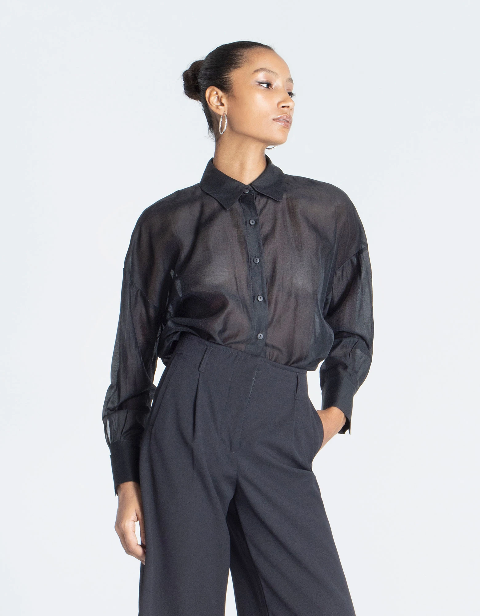 Vesper shirt black — Foreveryoung