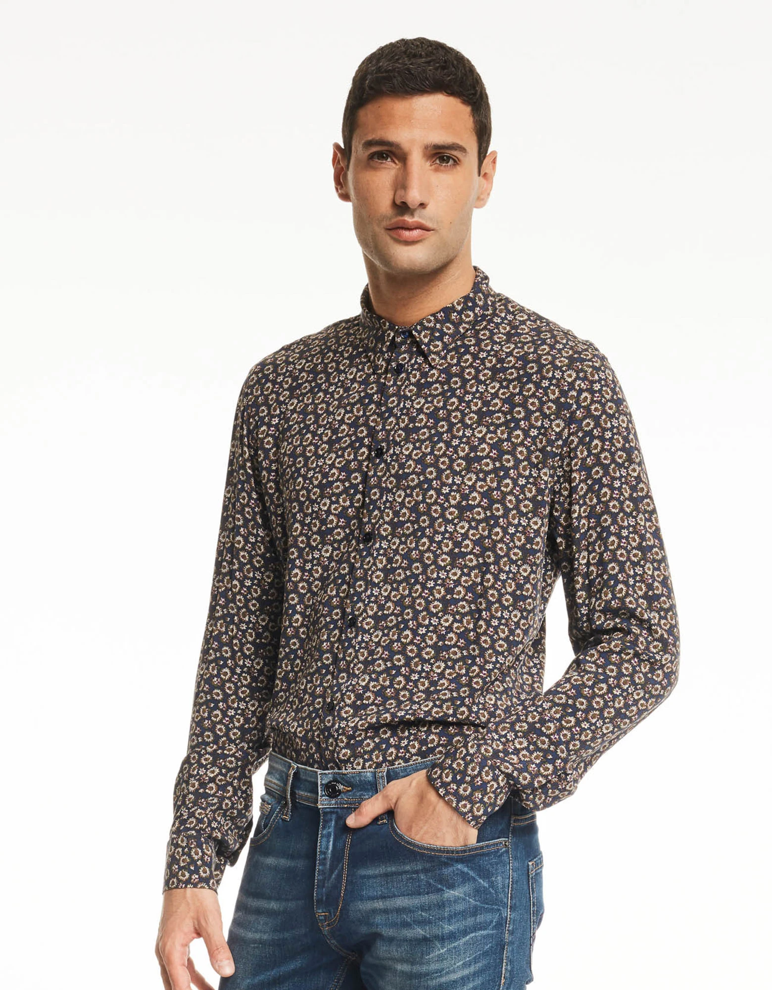 Gaudi Long sleeve shirt floral — photo 4 of 4
