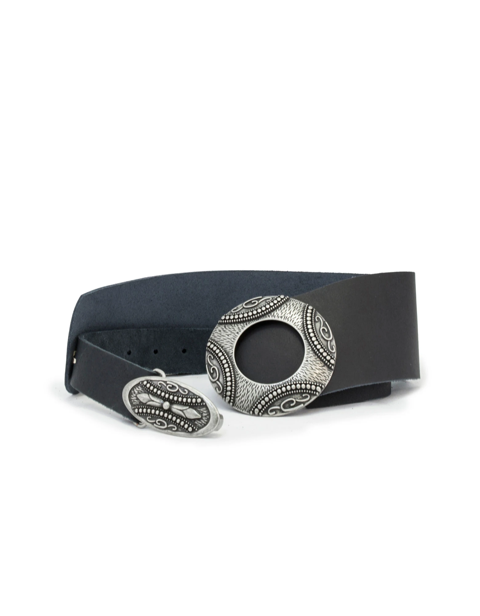Individual Art Leather Supreme black/silver belt