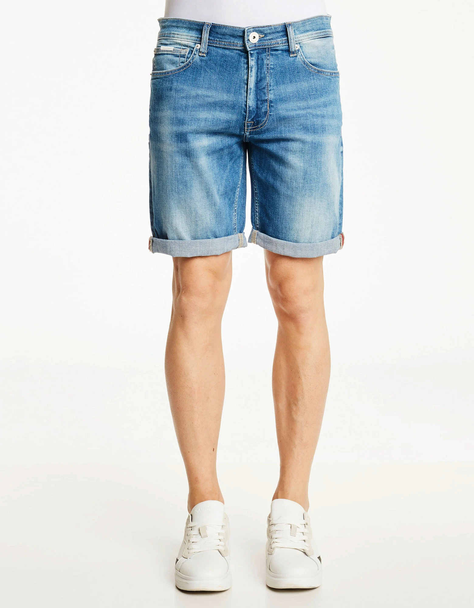 Bermuda shorts in cotton denim men — Gaudi