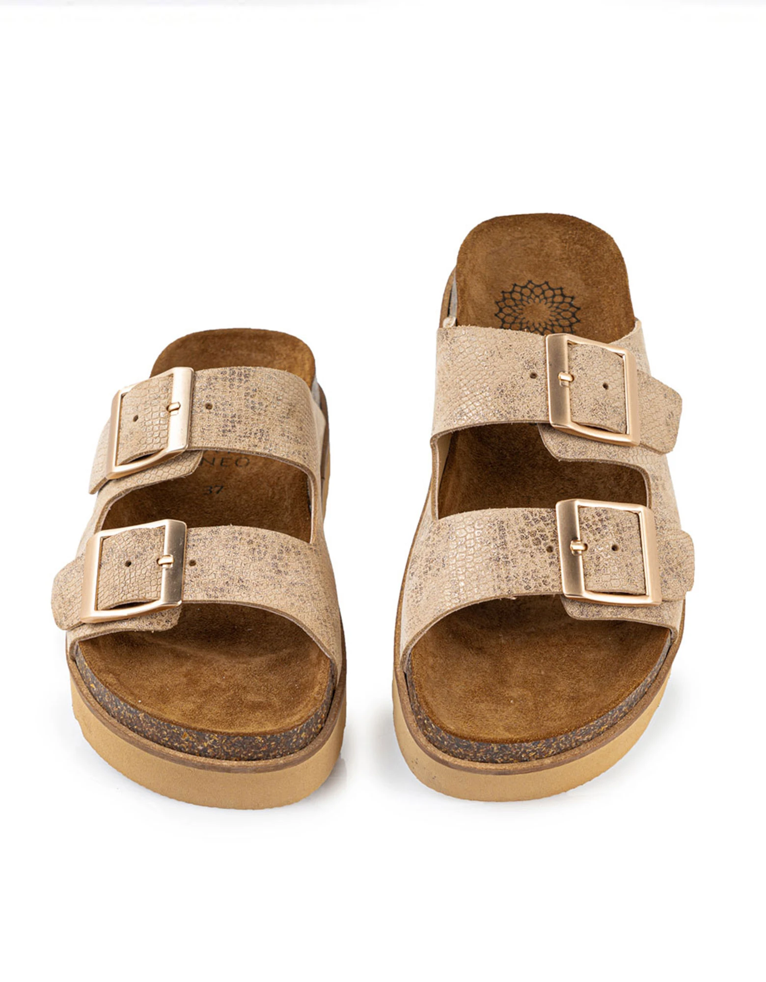 Nude snake sandals 6203 — Ateneo