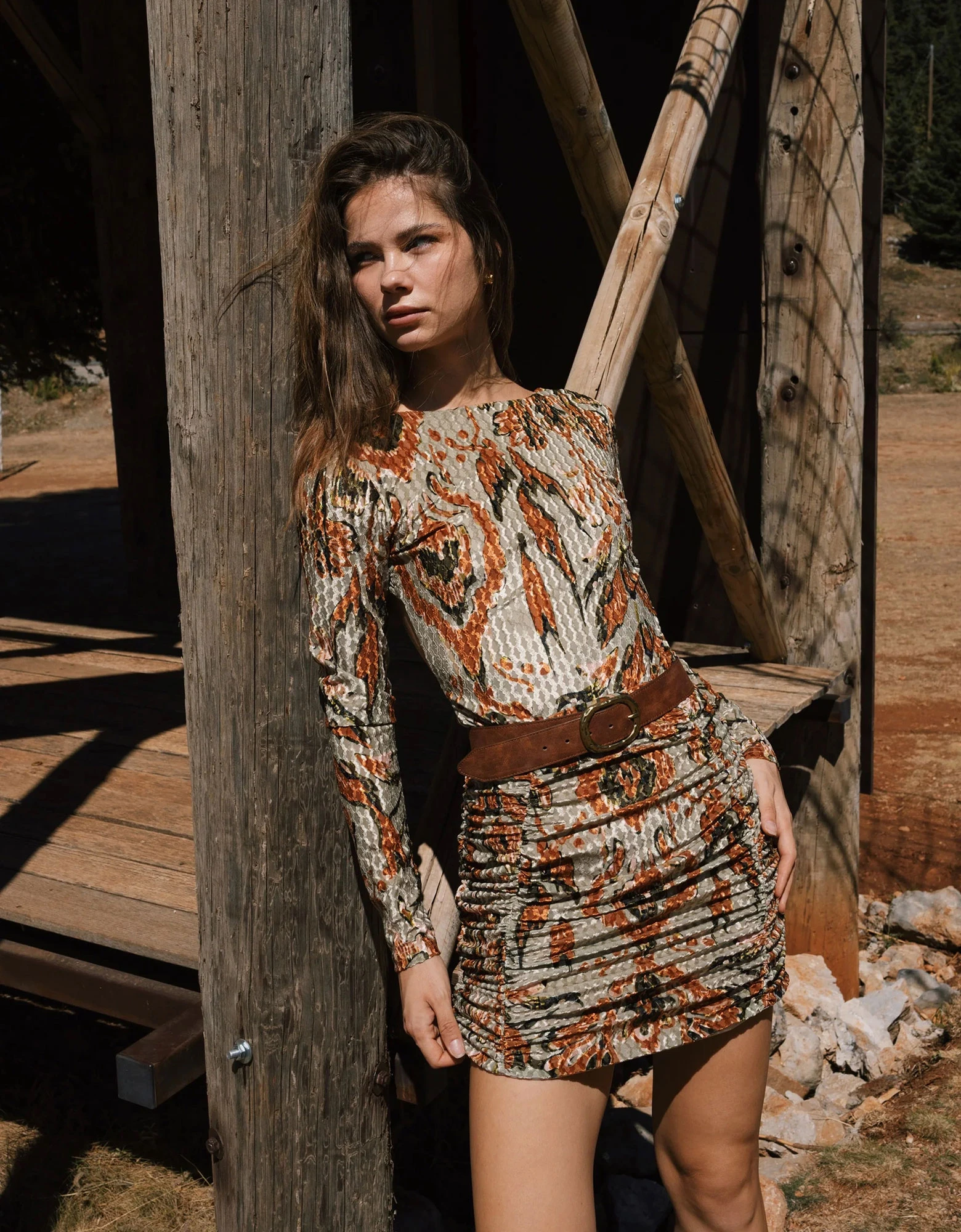Lottie mini skirt — Abstracto