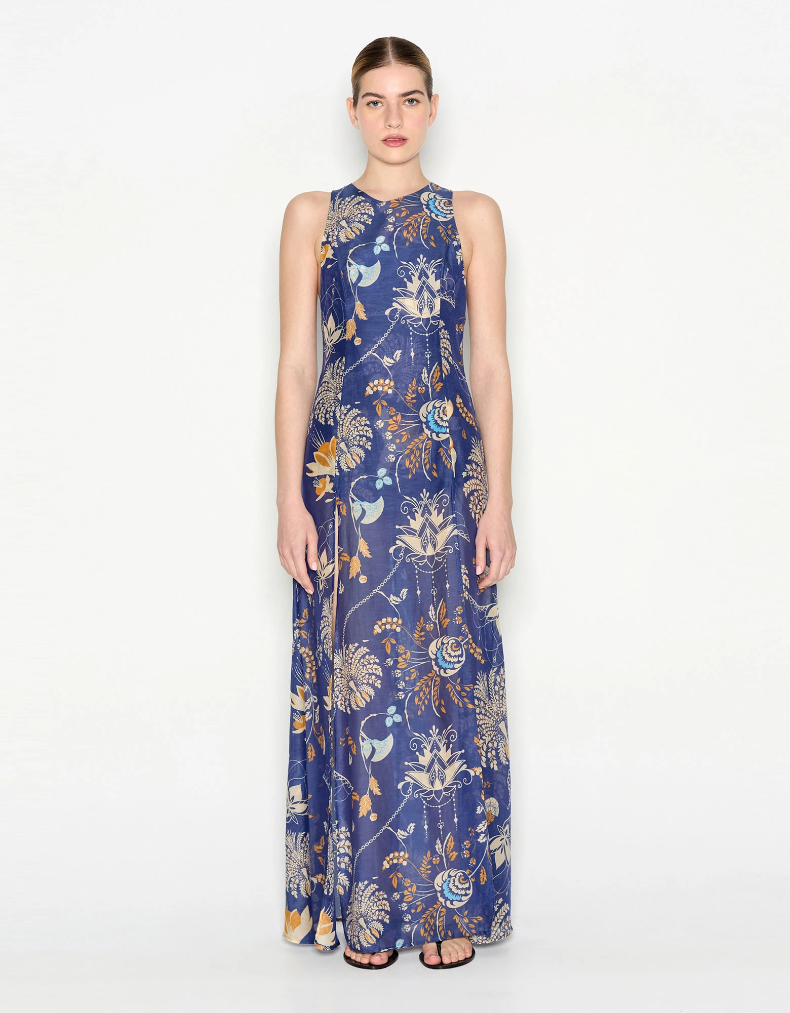 Cuban  long dress blue — Nadia Rapti