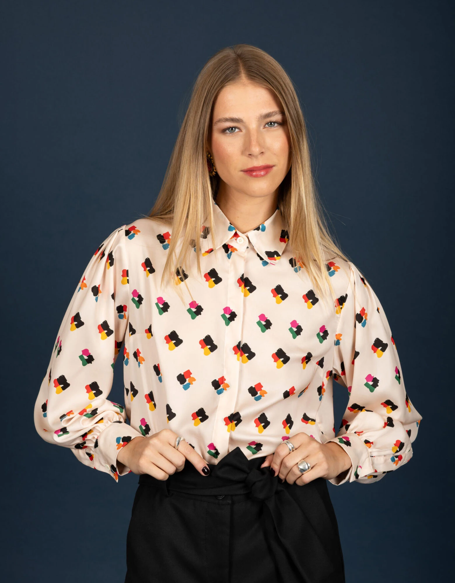 Adele shirt ecru — Chaton