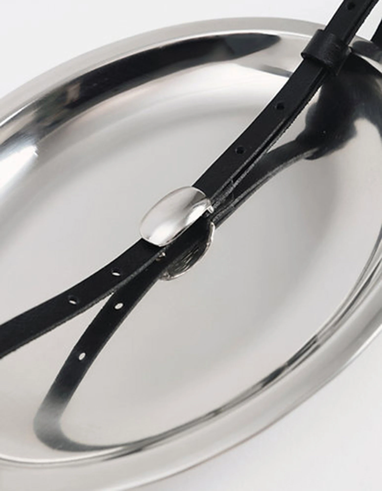 Tiny dancer belt black-nickel — Individual Art Leather