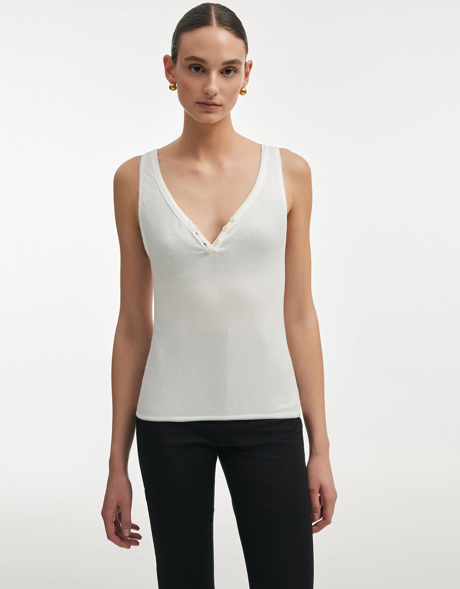 Anasa top white — Nadia Rapti