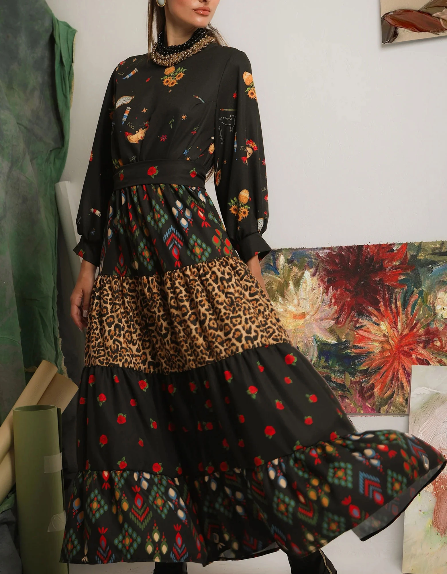 Camille dress black — Bee Me