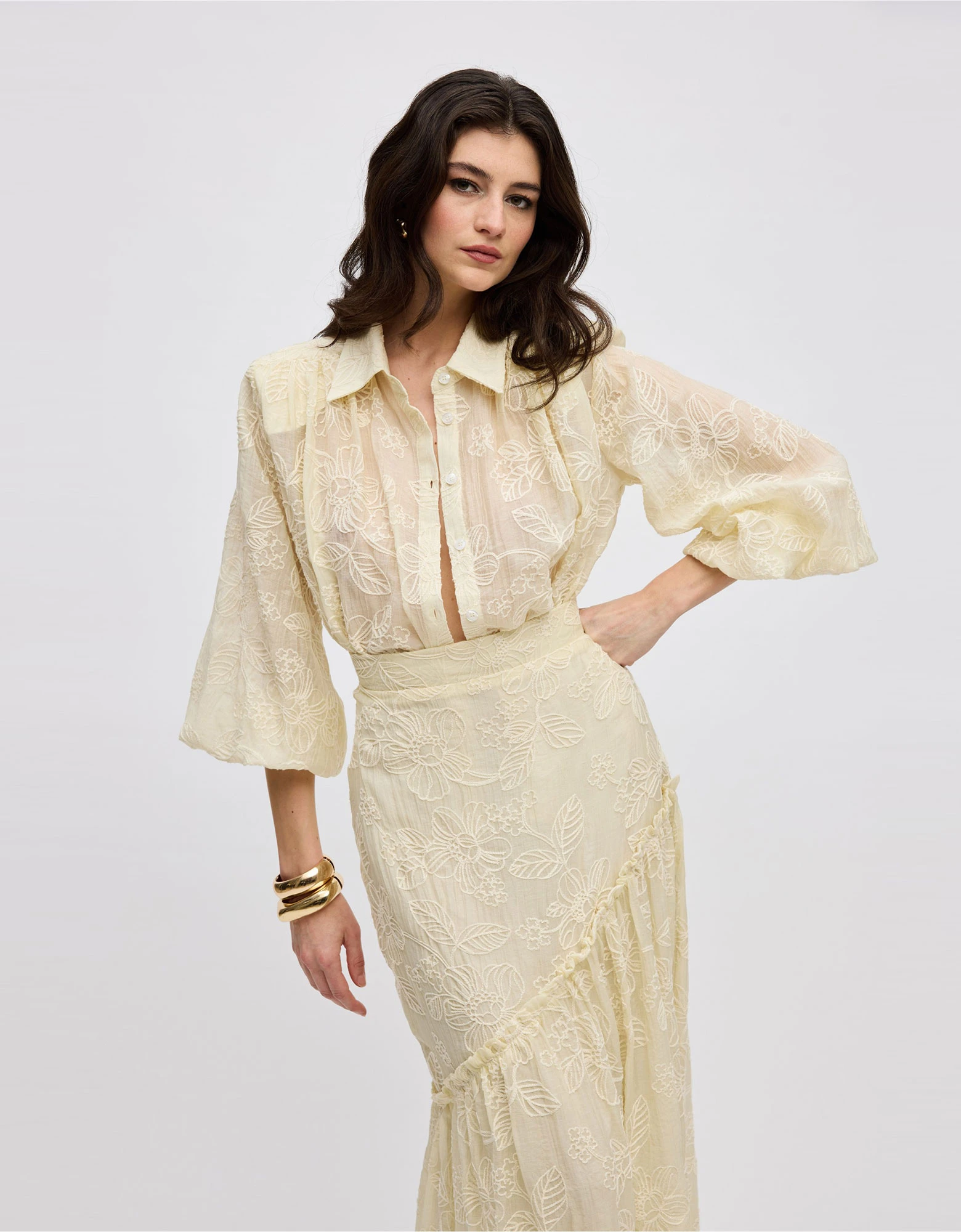 Evgenia embroidery shirt — Ciel Concept