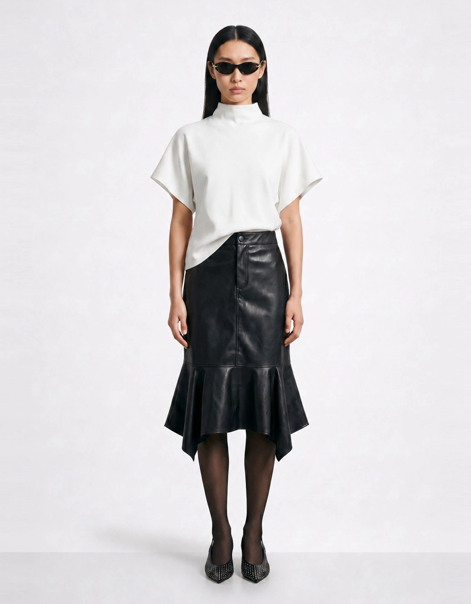 Dove off white knit top — Mallory the label