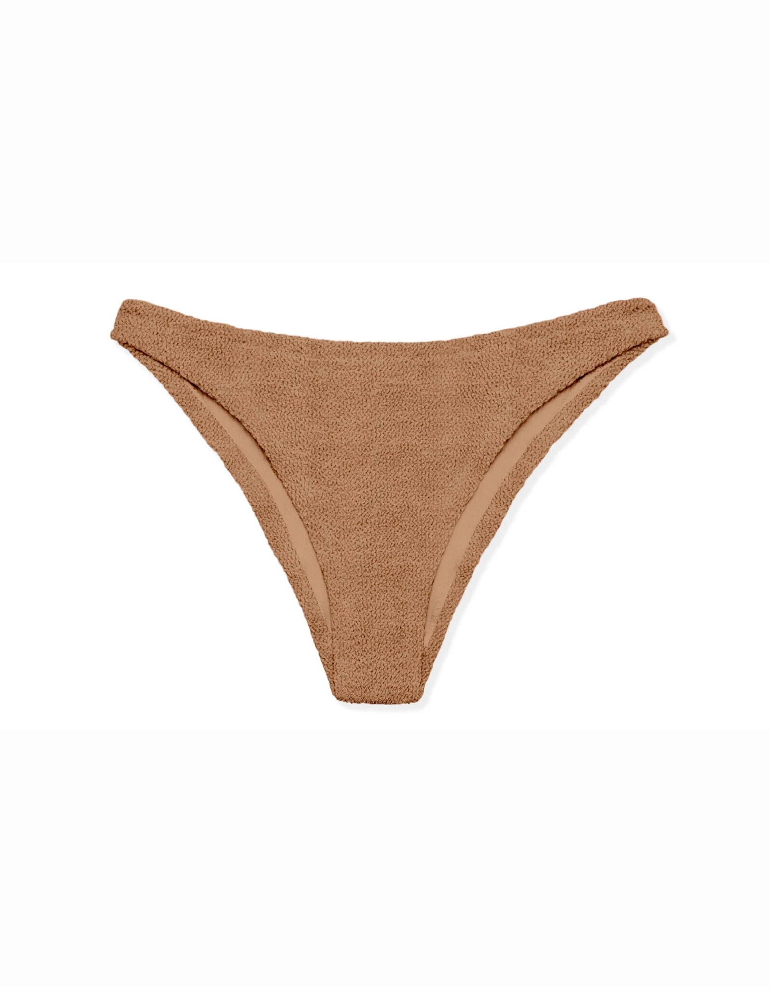 Elise crinkle swim briefs light brown — MC2 Saint Barth