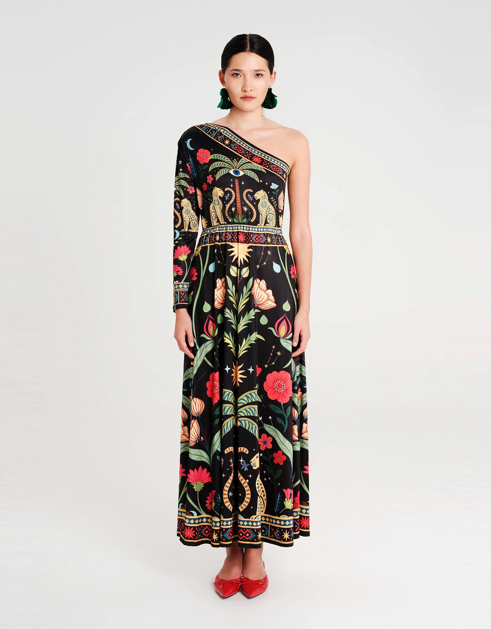 Eternity one shoulder long dress — Peace and Chaos