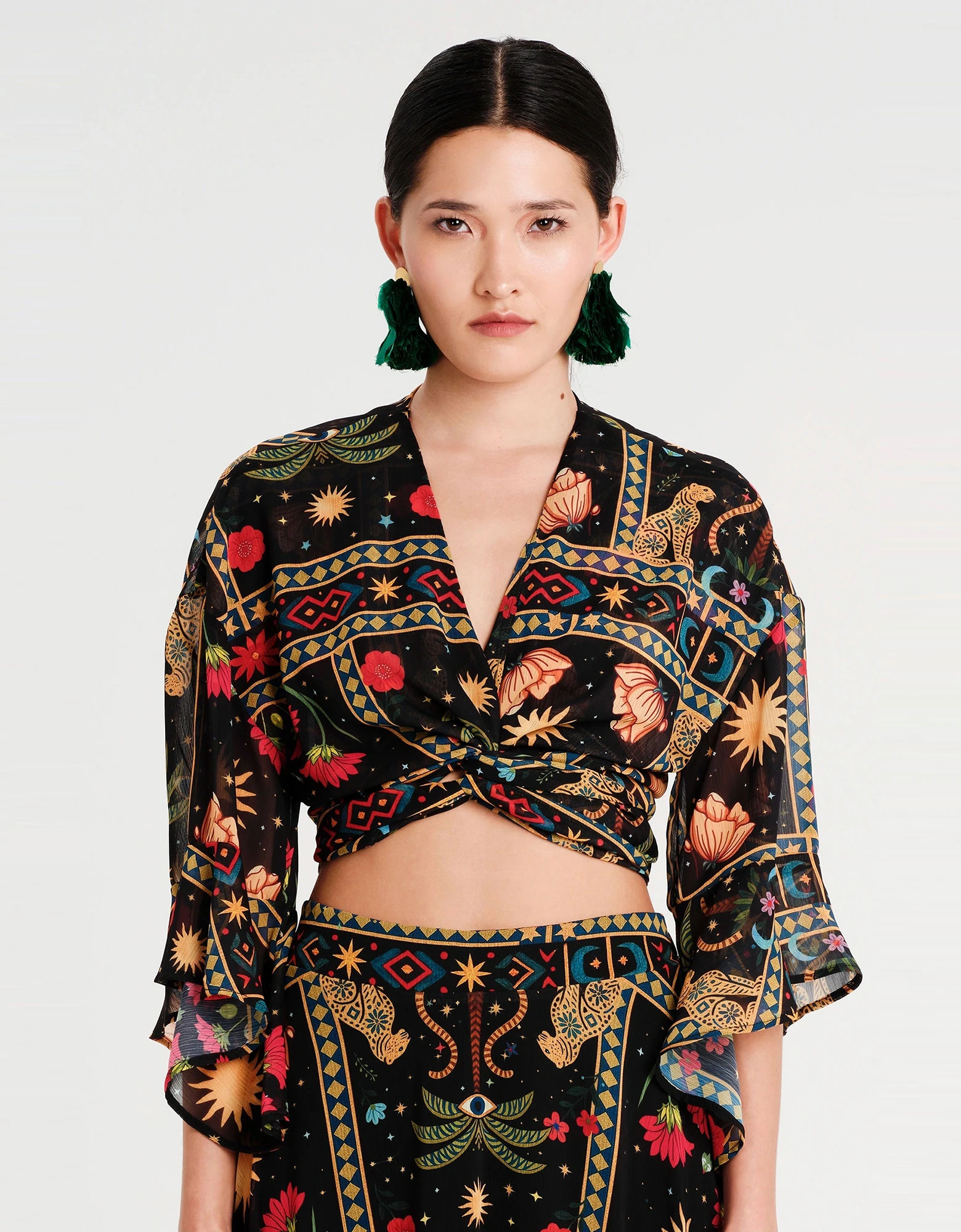 Eternity wrap blouse — Peace and Chaos