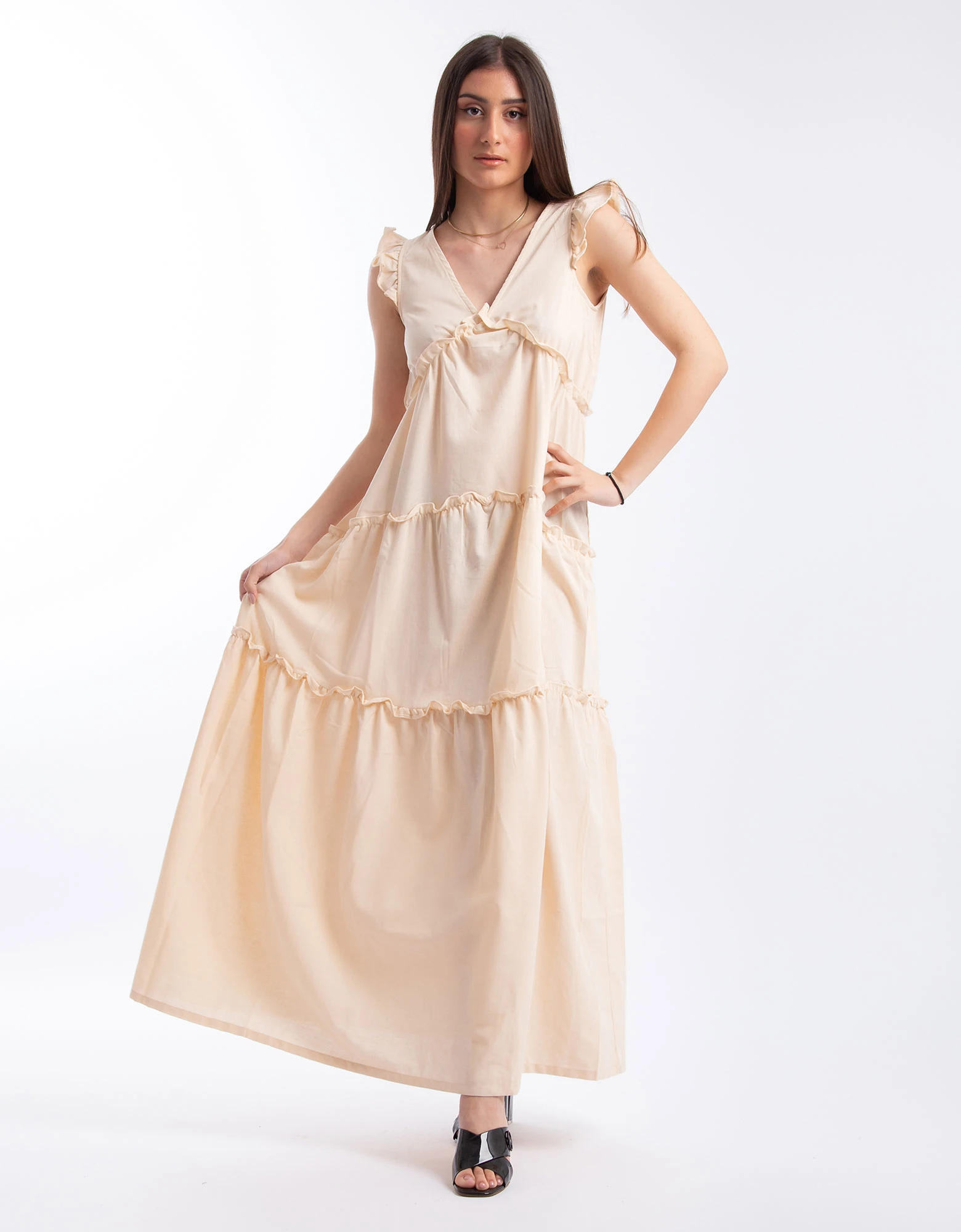 Kendall + Kylie Ruffle tiered dress — photo 1 of 4