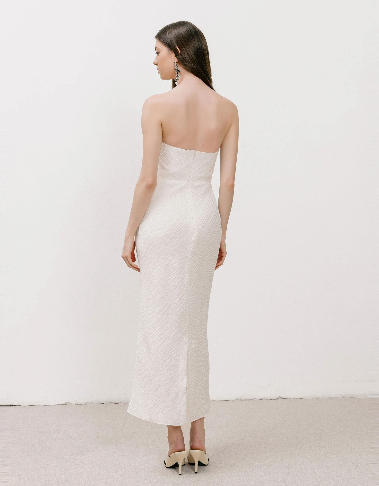 Georgia Sini Halo dress off white — φωτογραφία 4 από 4