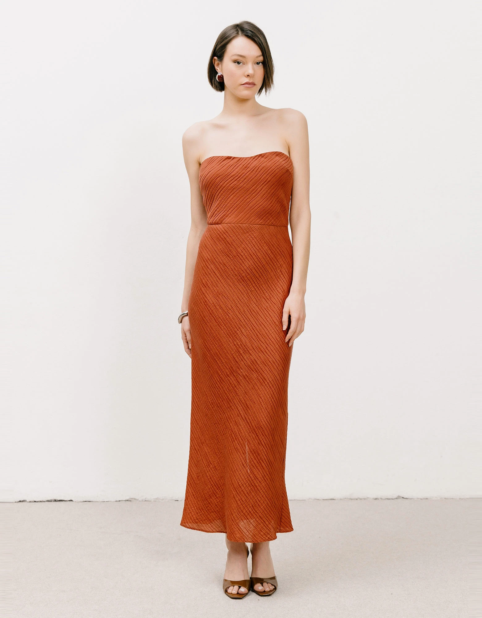 Georgia Sini Halo dress solar orange — φωτογραφία 1 από 4