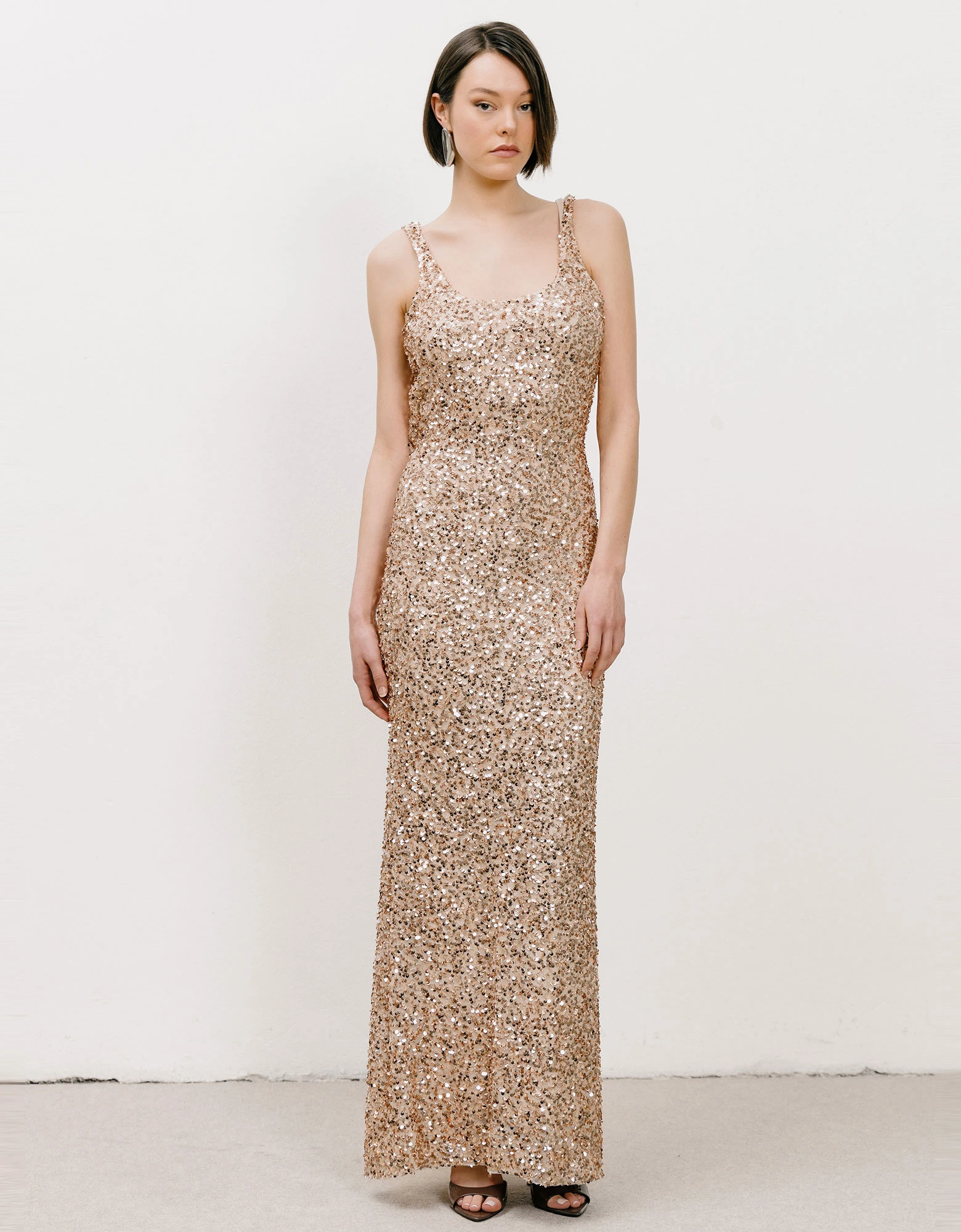 Radiant dress gold — Georgia Sini