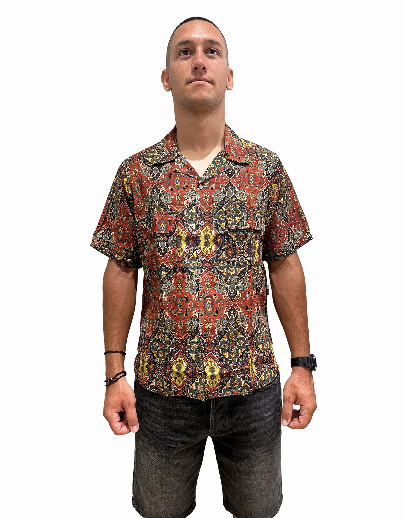 Printed shirt red — Gianni Lupo