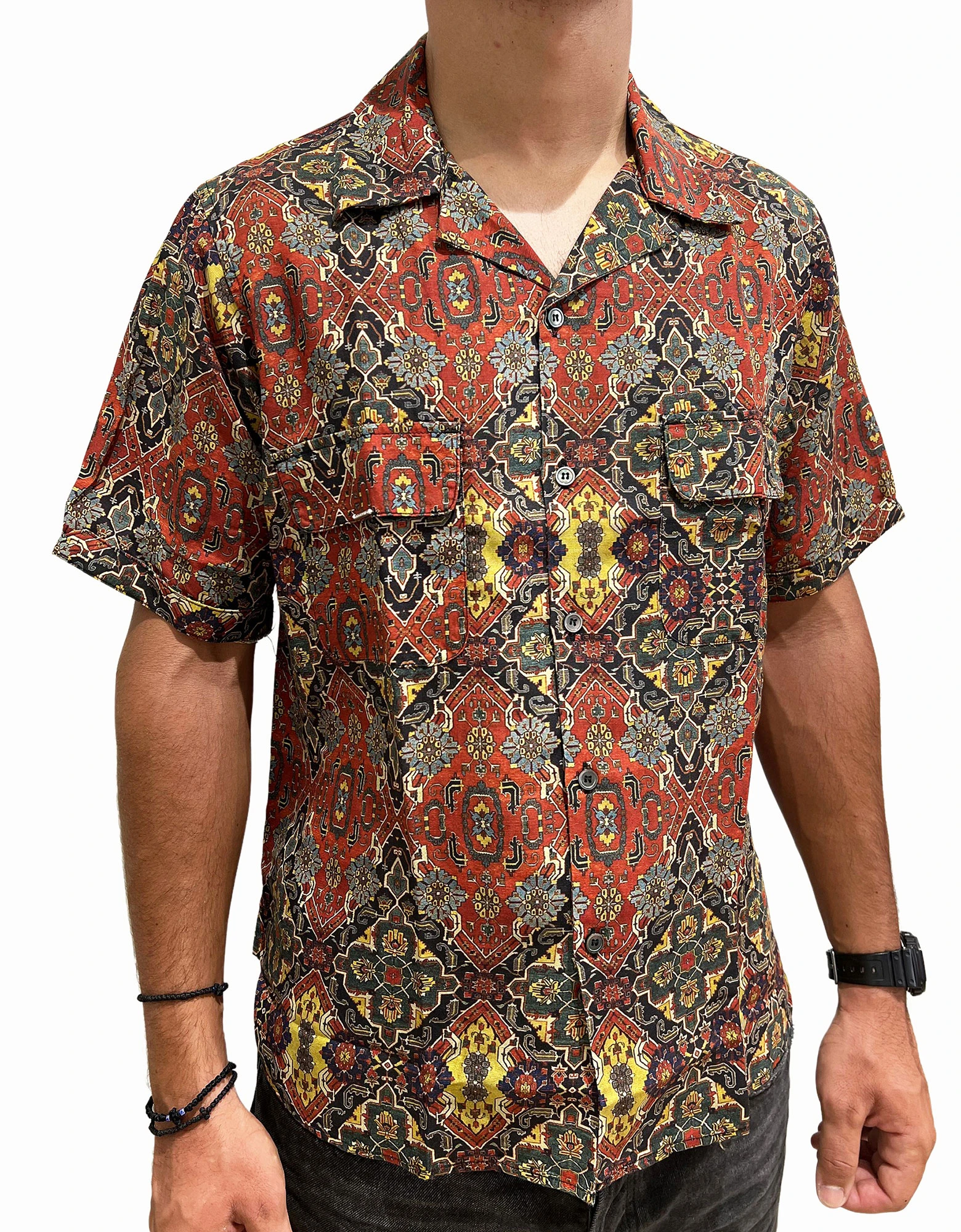 Gianni Lupo Printed shirt red — φωτογραφία 3 από 4