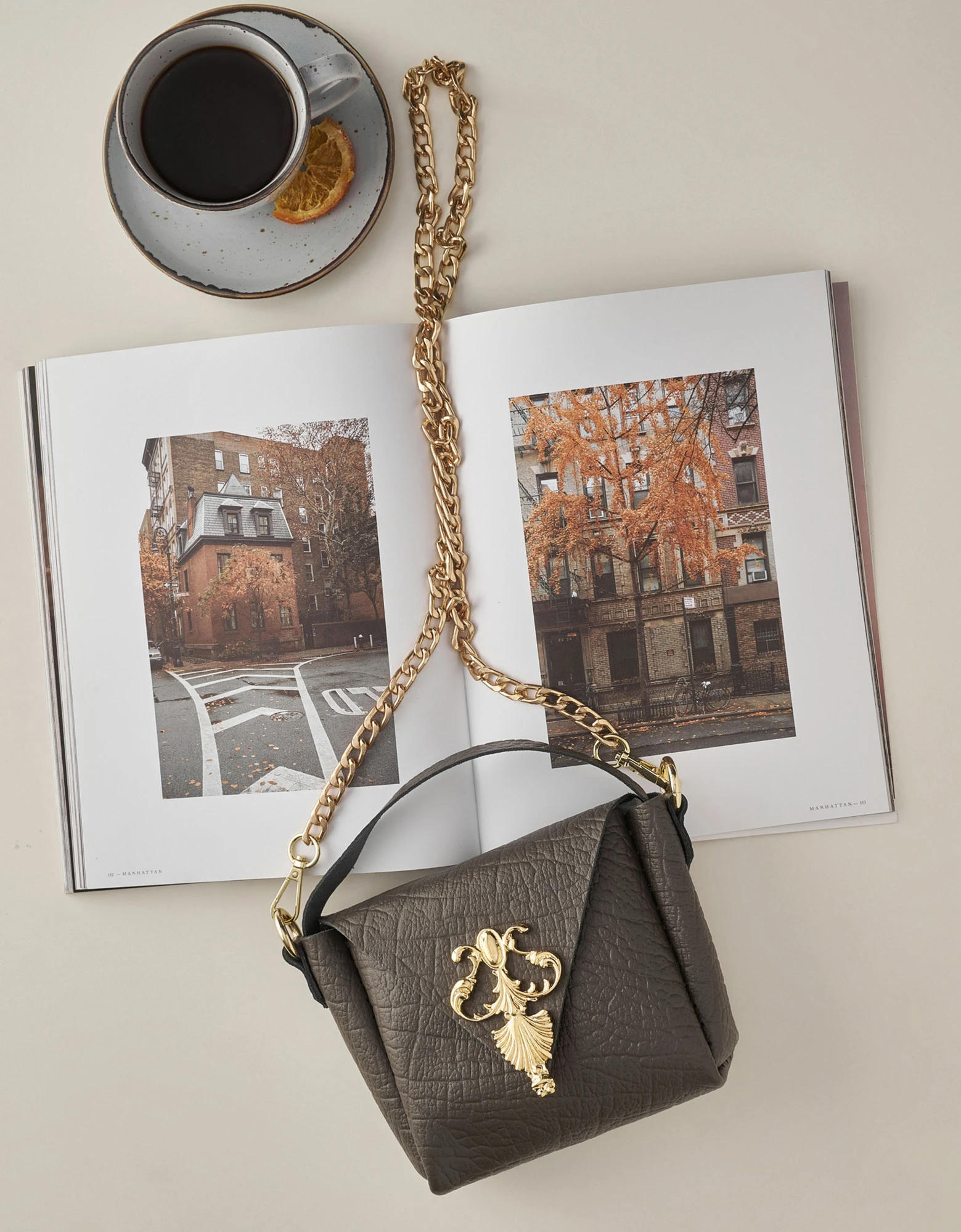 Unchained melody bag grey — Individual Art Leather