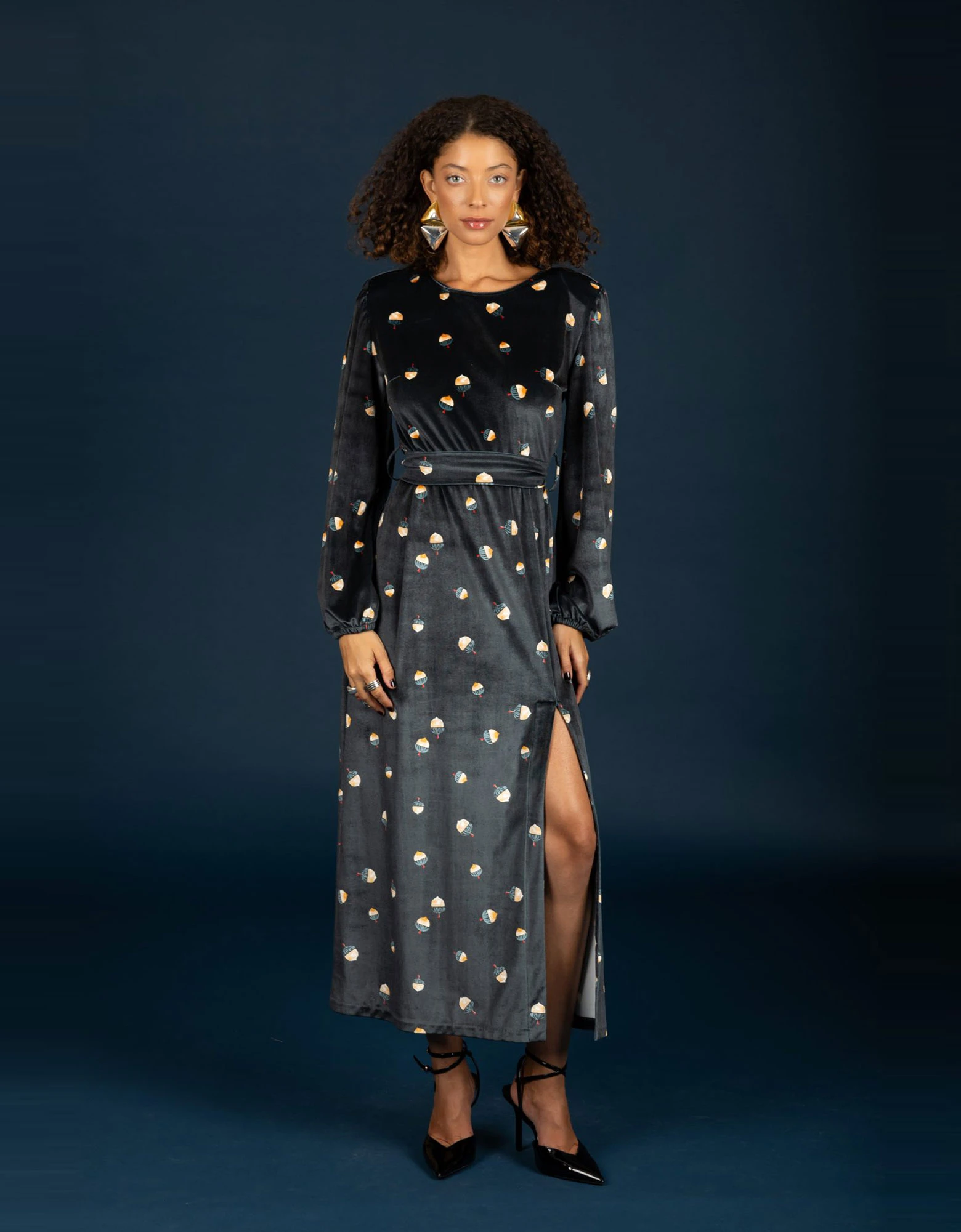 Jeffrey velvet dress — Chaton