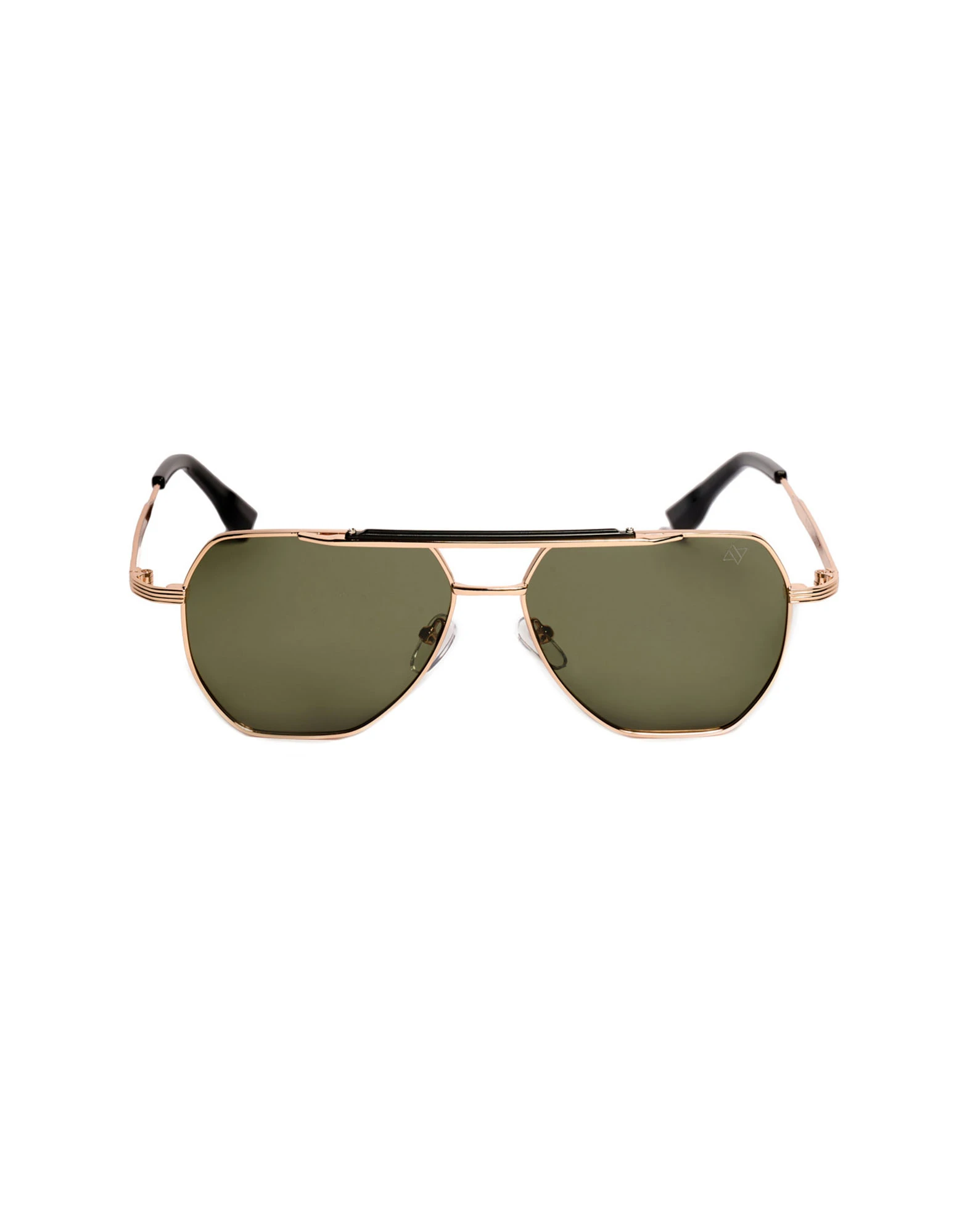 Jett black gold sunglasses — AV Sunglasses