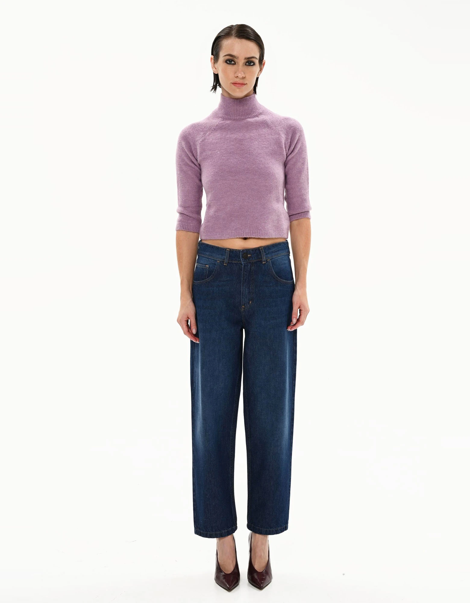 Joyce ocean blue denim pants — Sac Jeans