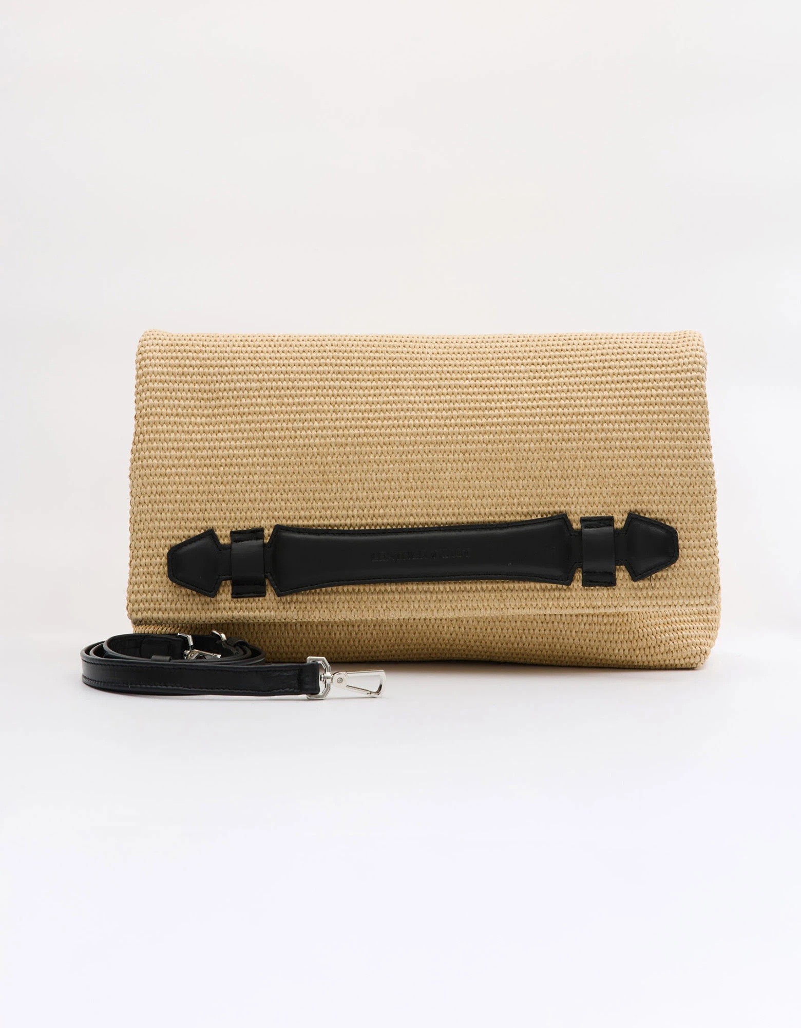 Nest bag straw — Leather Twist