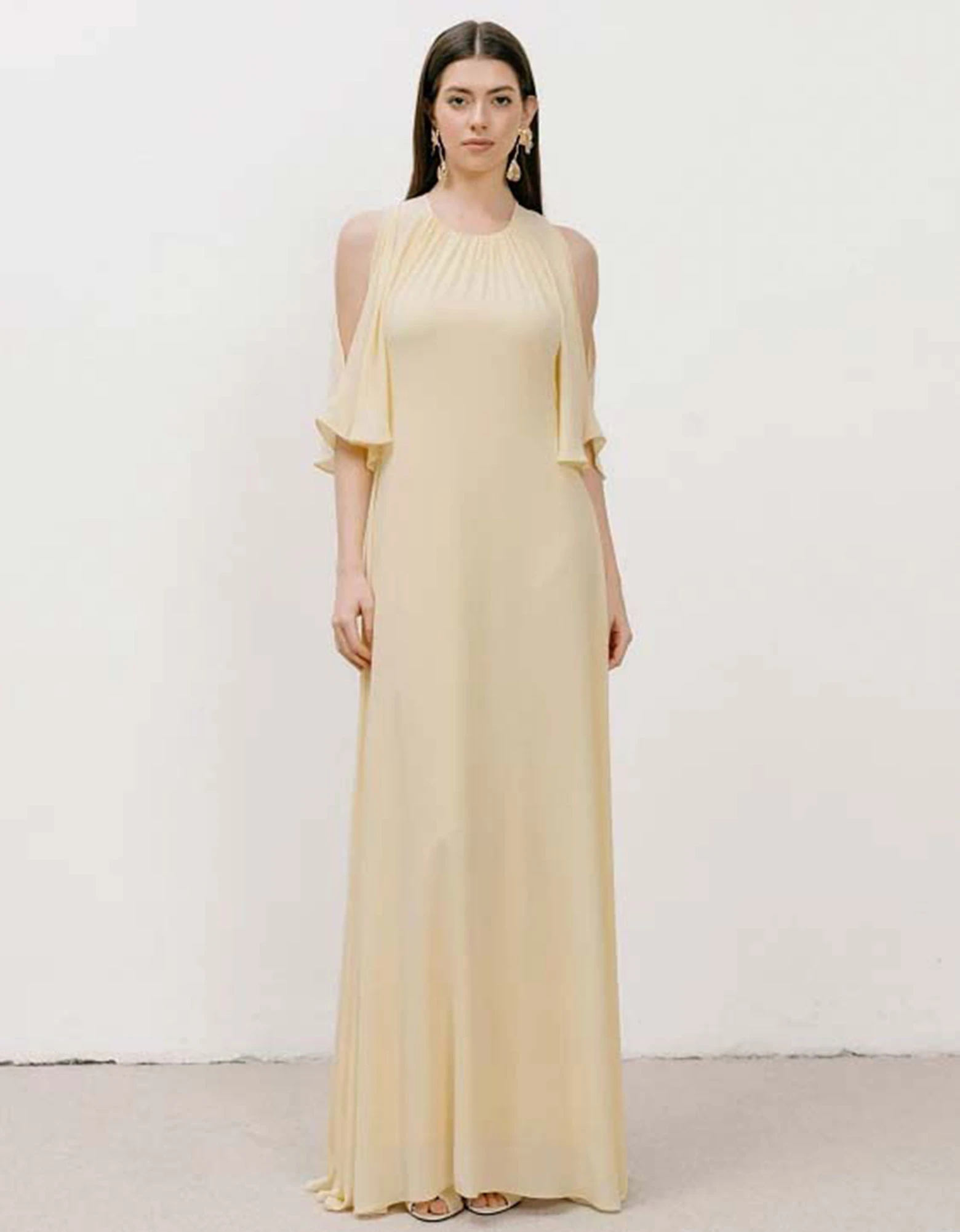 Light dress soft yellow — Georgia Sini