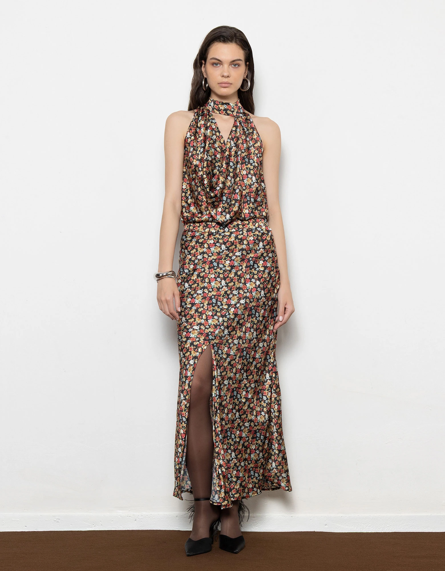 Moonlit skirt floral — Mallory the label