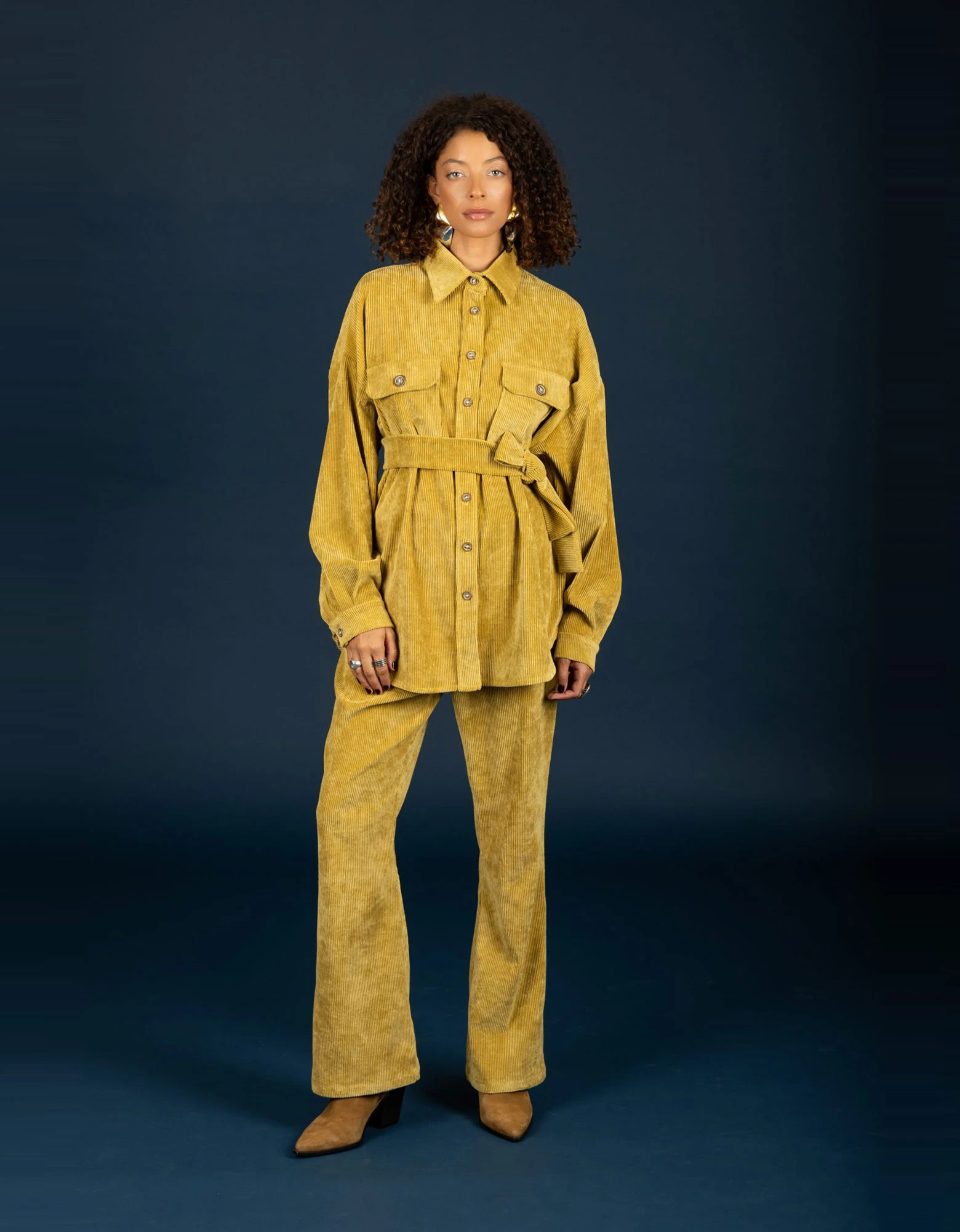 Morris pants olive beige — Chaton