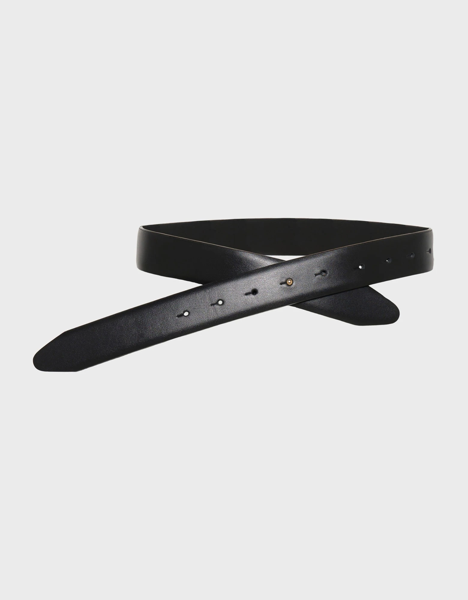 Nadia Rapti Thea leather belt black — φωτογραφία 1 από 5