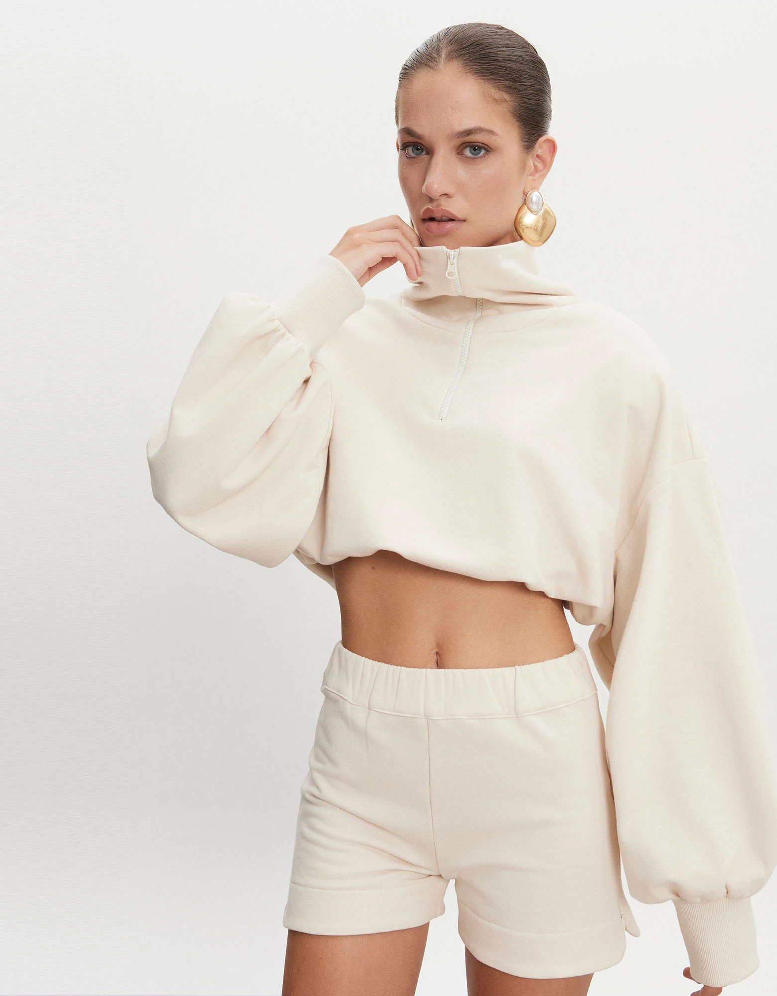 Zen blouse ecru — Nadia Rapti