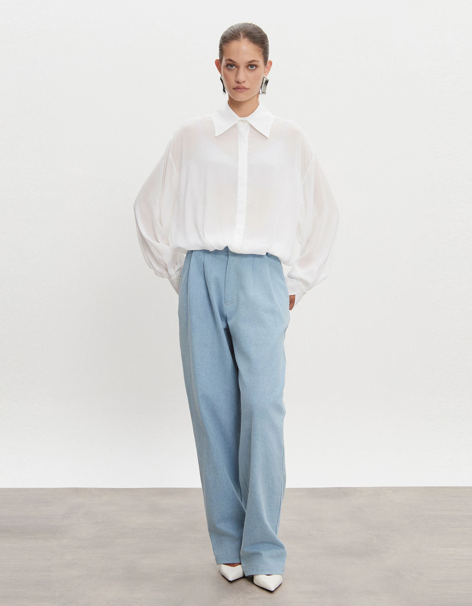 Euphoria shirt white — Nadia Rapti