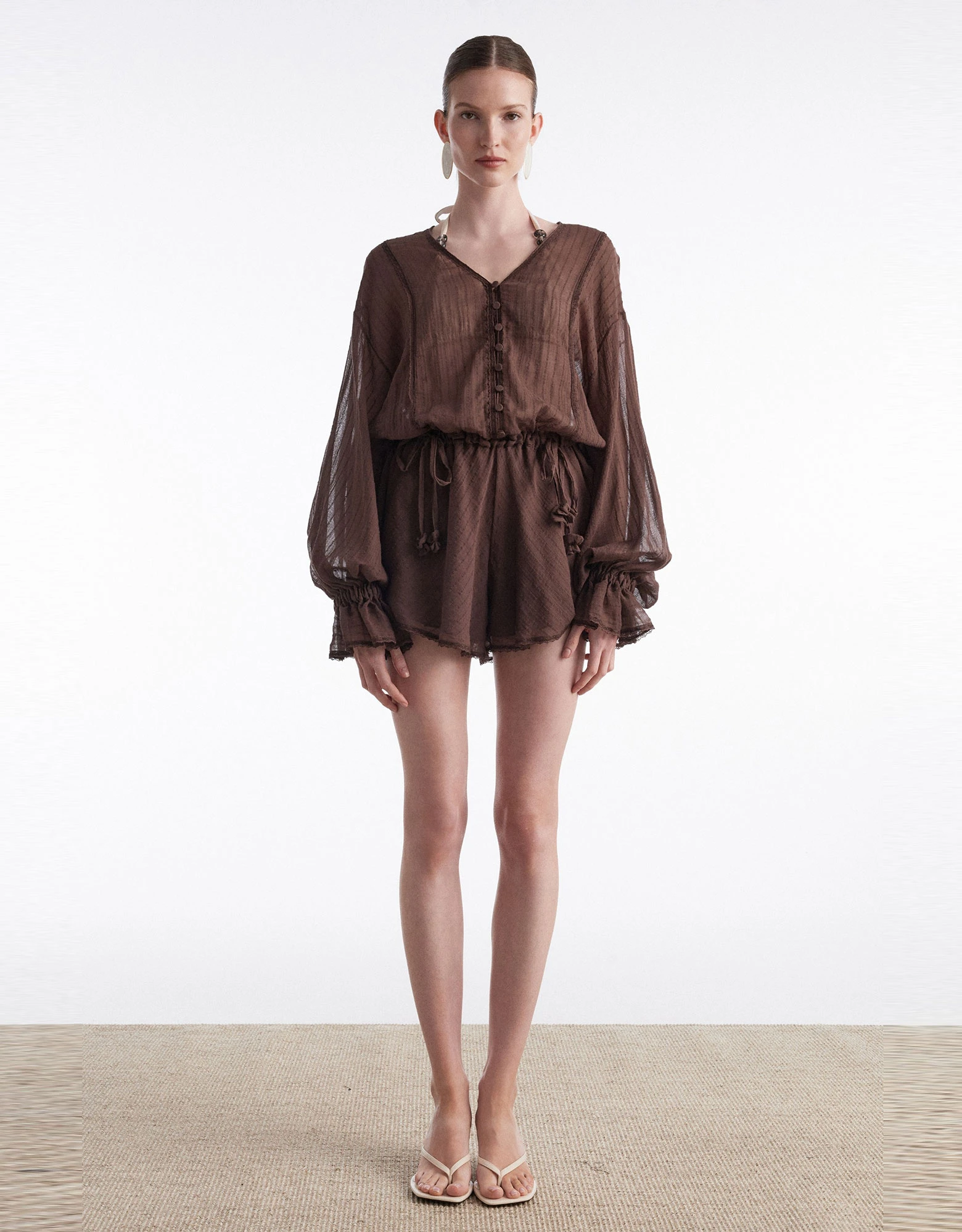 Han playsuit brown — Nadia Rapti