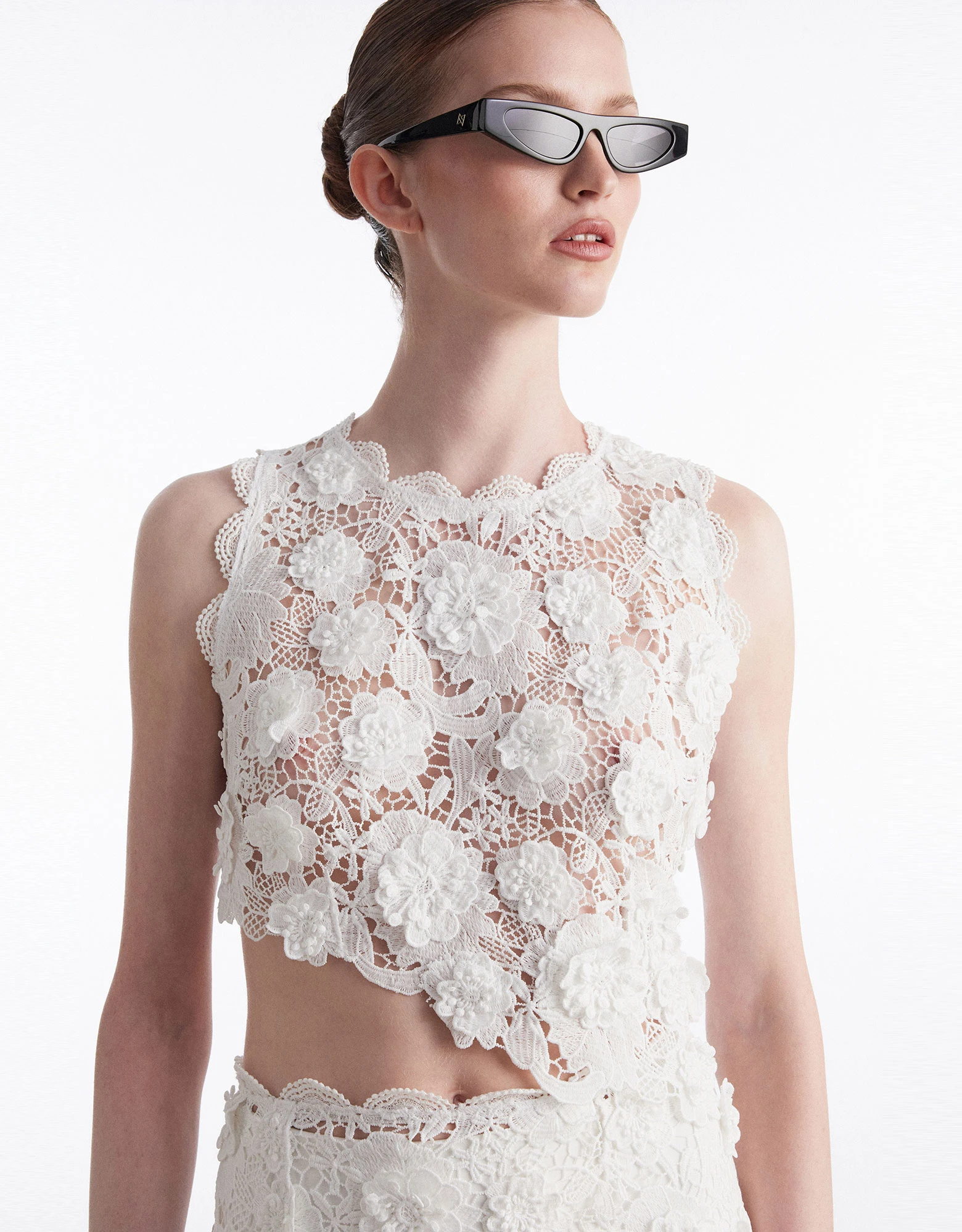 Charlotte top white — Nadia Rapti