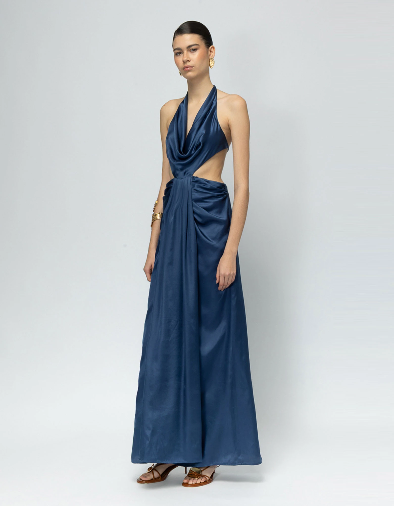 Negroni blue dress — Mallory the label