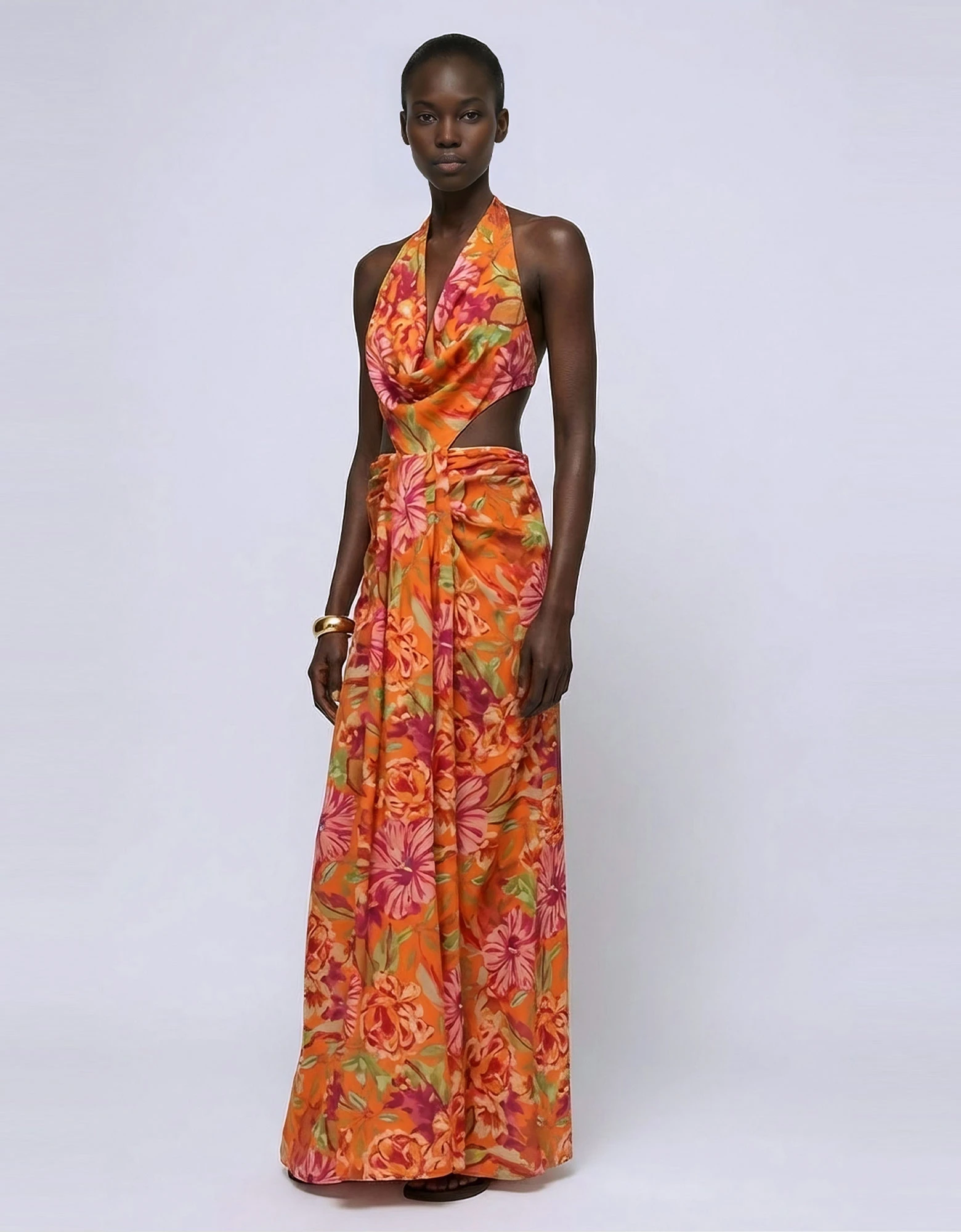 Negroni floral dress — Mallory the label