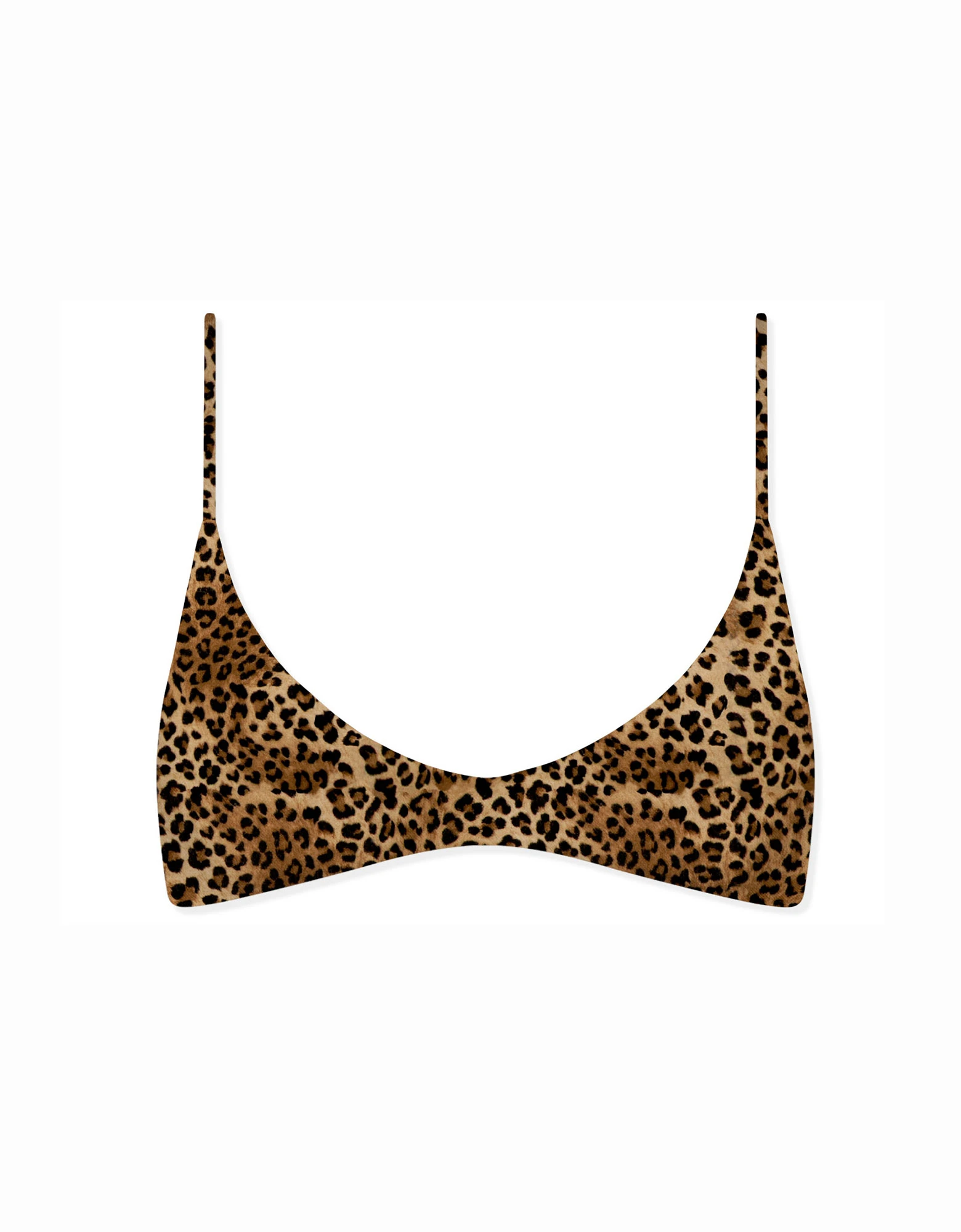 Paloma bikini bralette bikini top with leopard print — MC2 Saint Barth
