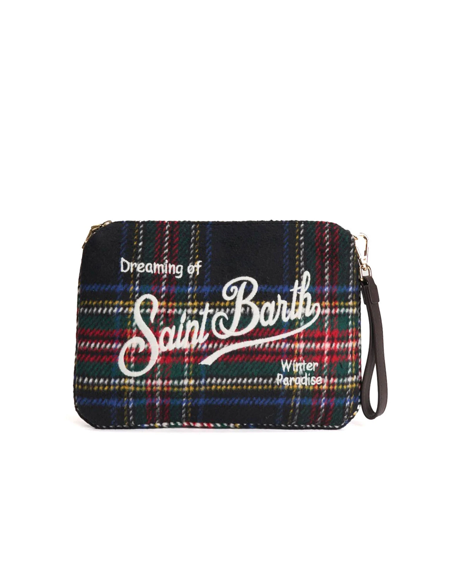 Parisienne crossbody bag wool tartan — MC2 Saint Barth