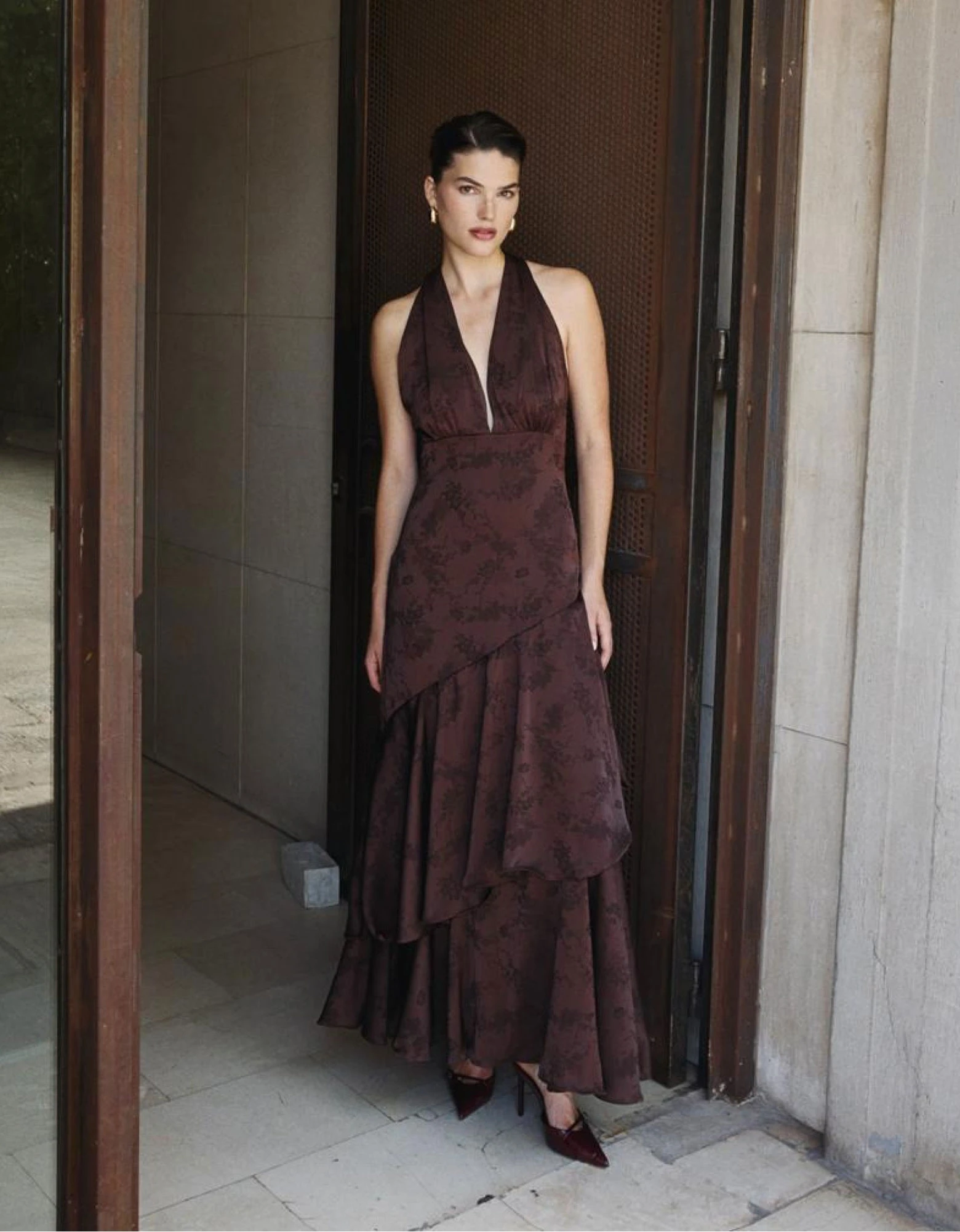Blair brown long dress — Ciel Concept
